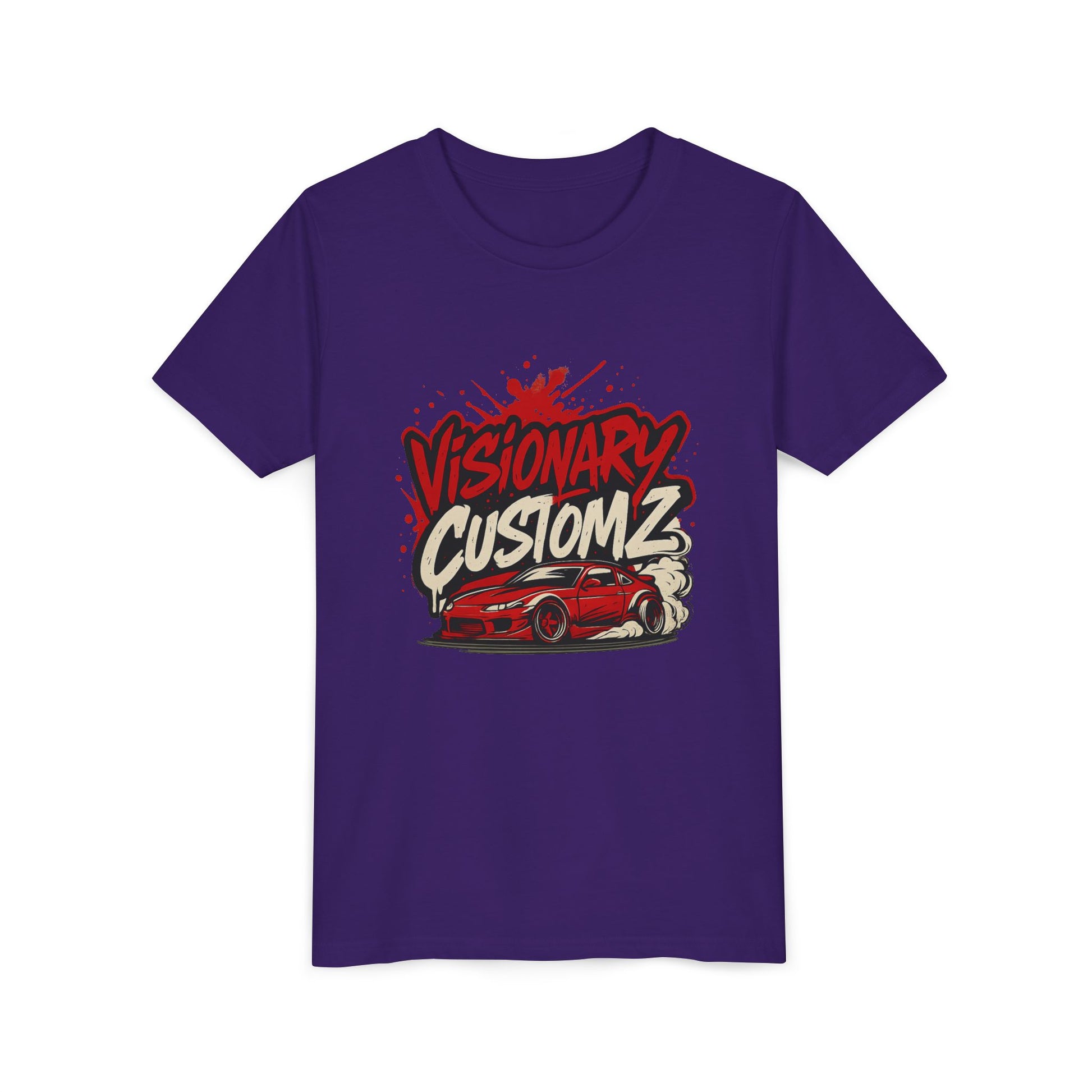 Visionary Custom Youth Tee - Cool Car Graphic, Gift for Young Car Enthusiasts, Birthday Shirt, Customizable Apparel, Automotive Fashion