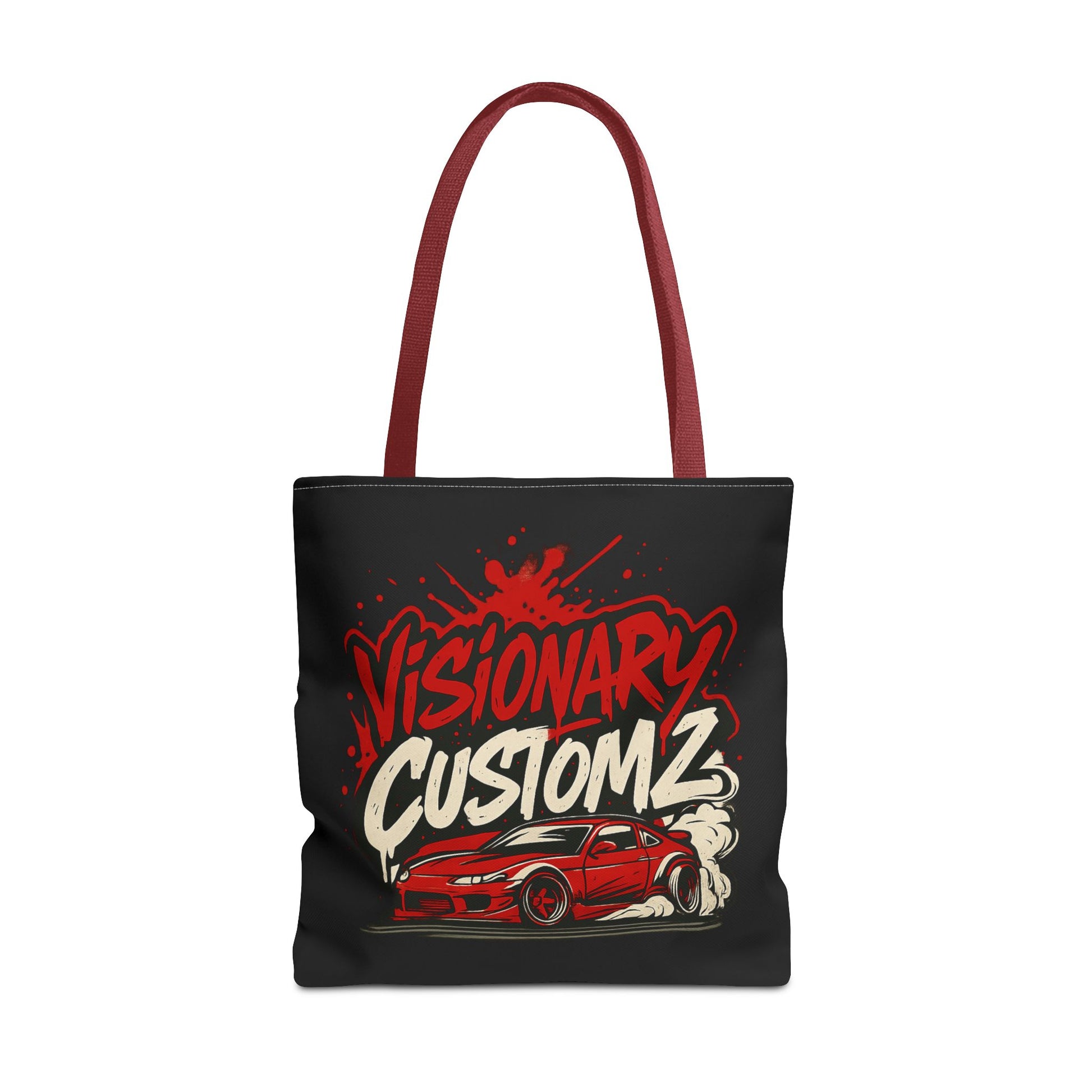 Visionary Customz Tote Bag - Stylish Car Enthusiast Bag, Gift for Auto Lovers, Custom Car Accessories, Unique Shopping Tote, AOP Design