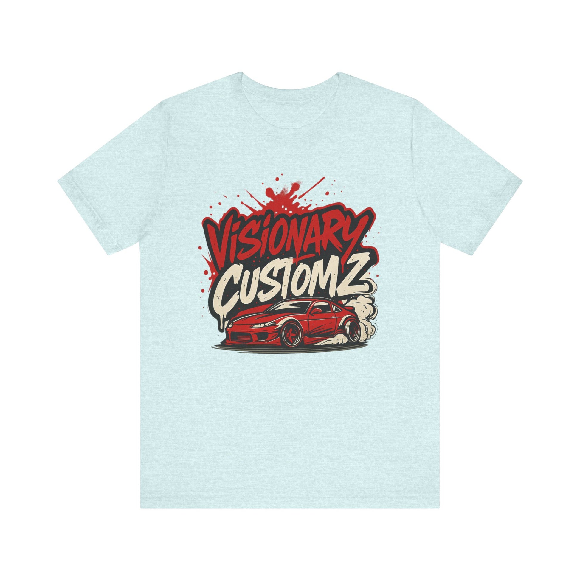 Visionary Customz Graphic Tee, Unisex Car Lover Shirt, Automotive Gift, Streetwear Top, Racing Enthusiast Apparel