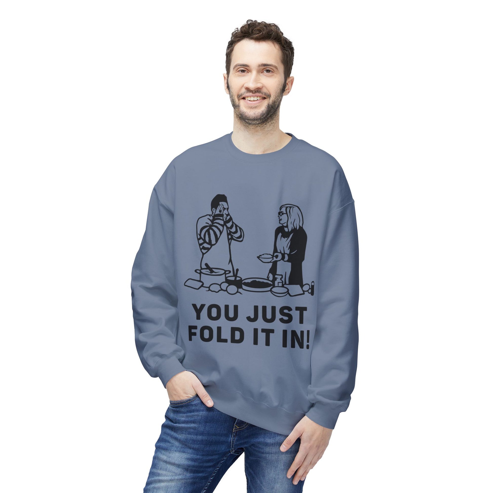 Schitts Creek David Humorous Cooking Sweatshirt, Cozy Sweatshirt for Food Lovers & Friends, Funny Gift for Culinary Fans, Perfect for Home & Holidays