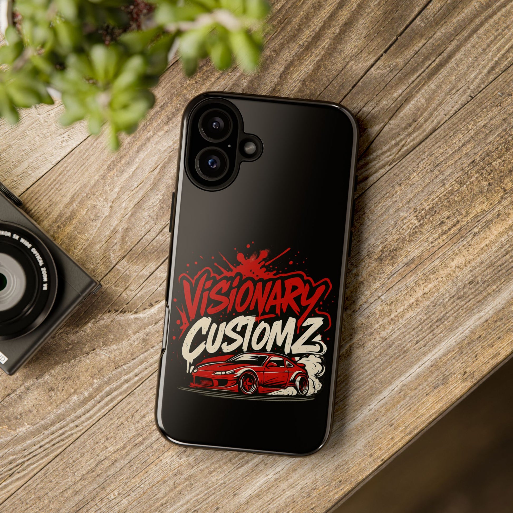 Visionary Customz Phone Case, Car Lover Accessory, Gift for Auto Enthusiasts, Customizable Phone Protection, Birthday Gift Idea