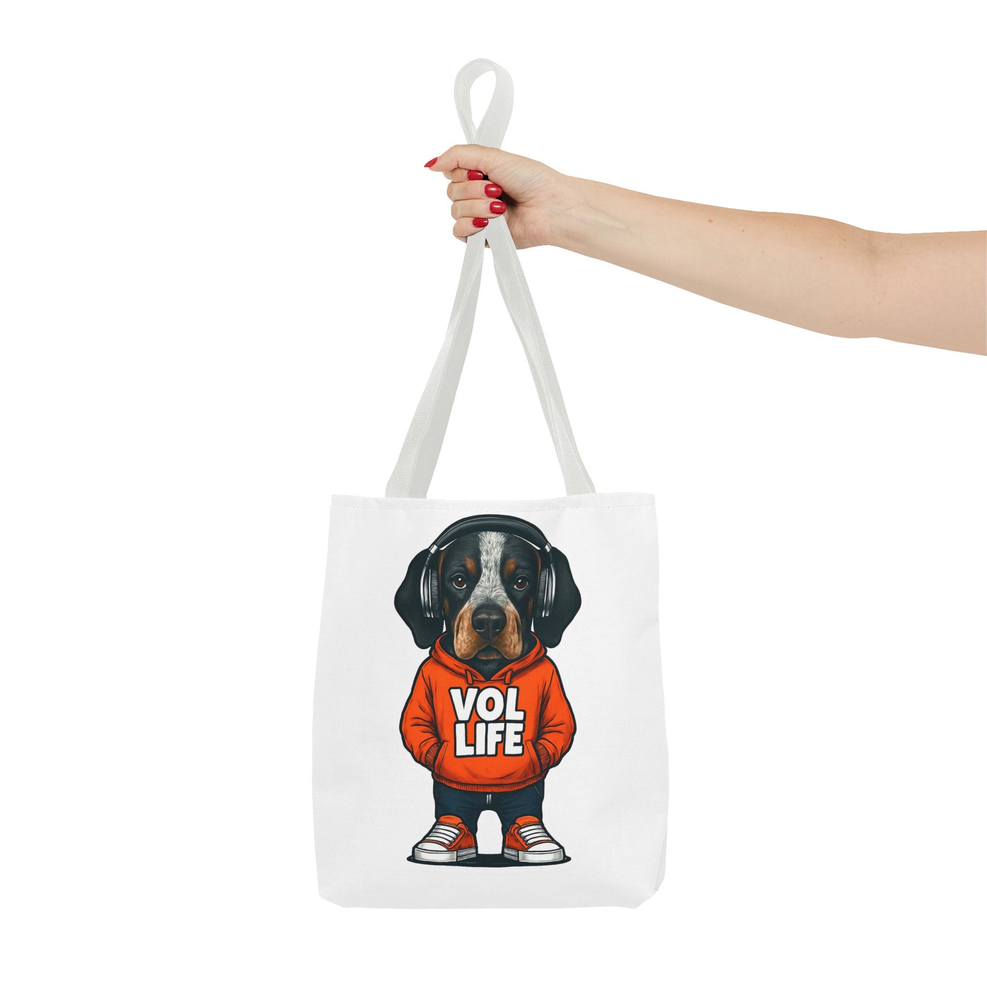 Vol Life Dog Tote Bag, Cute Dog Lover Bag, Funny Pet Tote, Funny Gift for Dog Parents, Dog Mom Gift, AOP Dog Tote