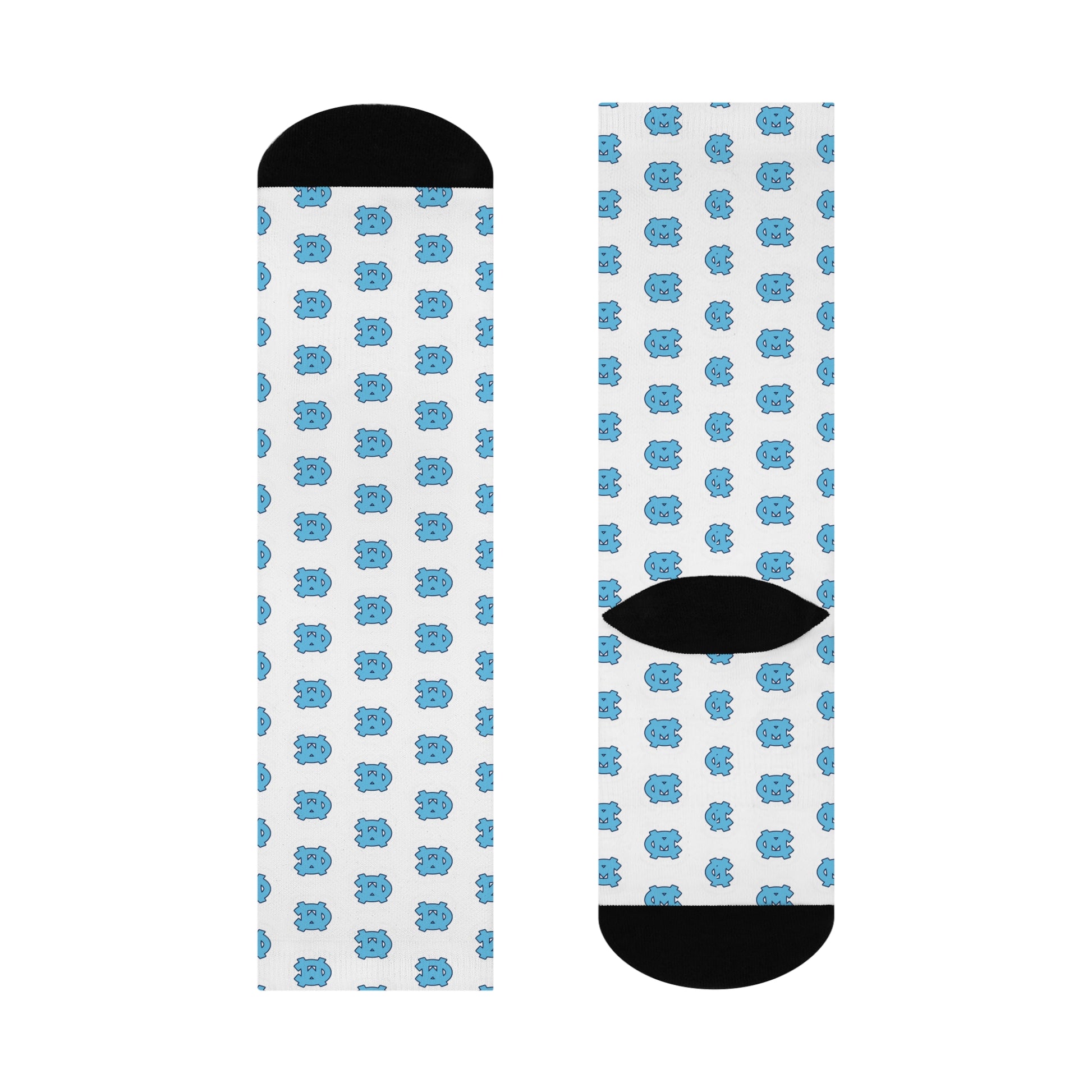 McMinn Central Printed Crew Socks | Comfortable Gift, Casual Wear, Everyday Socks, Unique Style, Sock Lover Gift