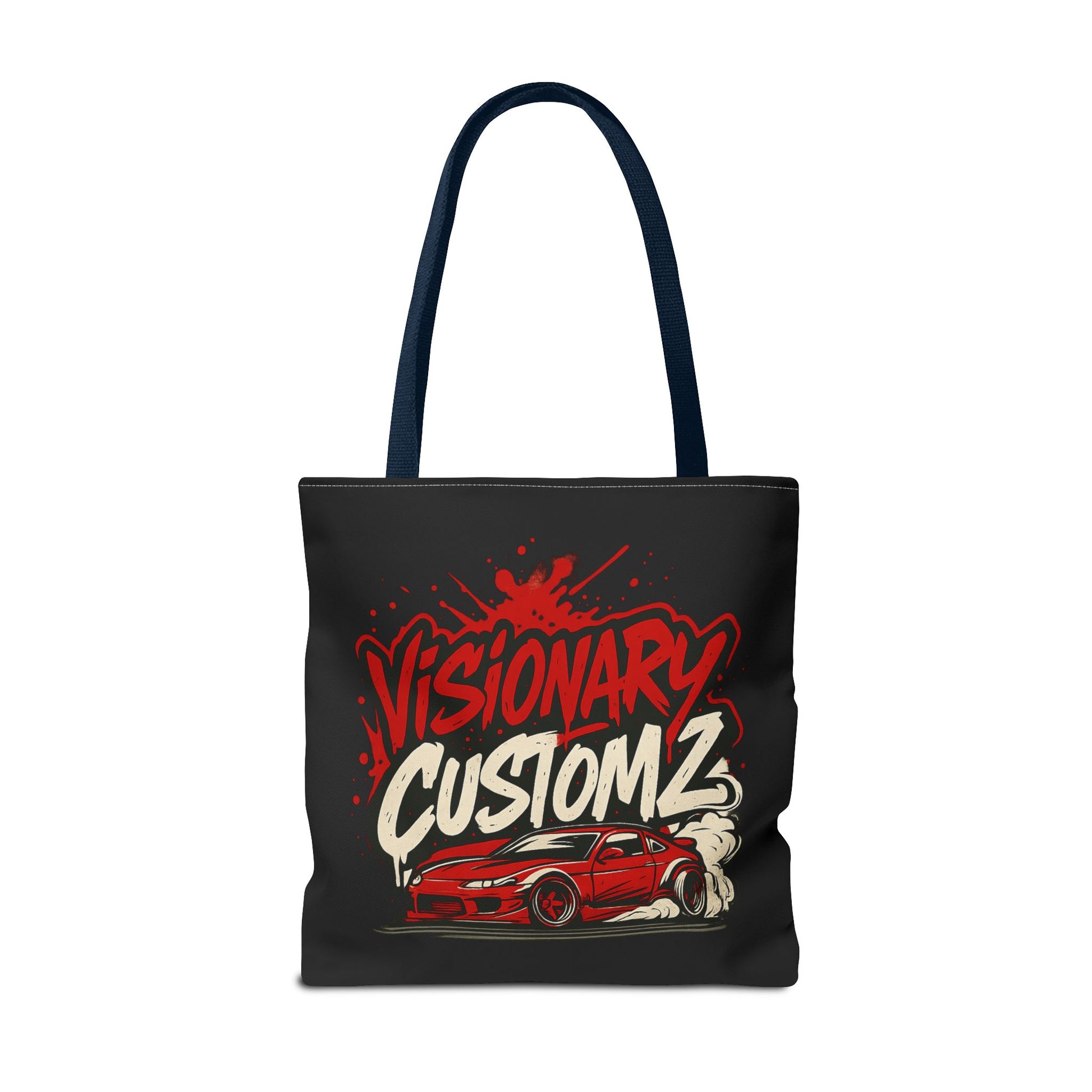 Visionary Customz Tote Bag - Stylish Car Enthusiast Bag, Gift for Auto Lovers, Custom Car Accessories, Unique Shopping Tote, AOP Design