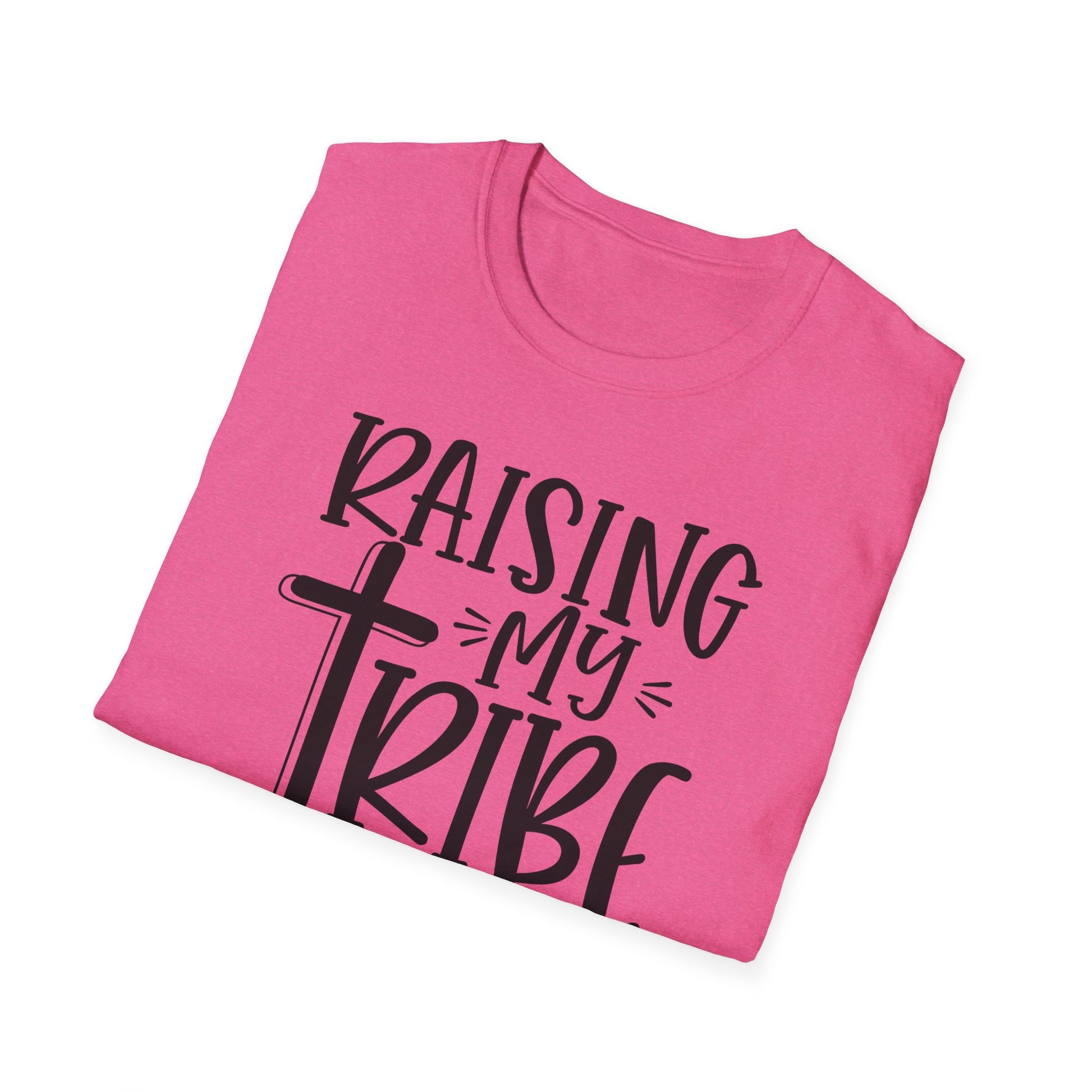 Raising My Tribe on Jesus Vibes Unisex T-Shirt, Christian Tee, Faith-Based Apparel, Gifts for Believers, Casual Church Wear