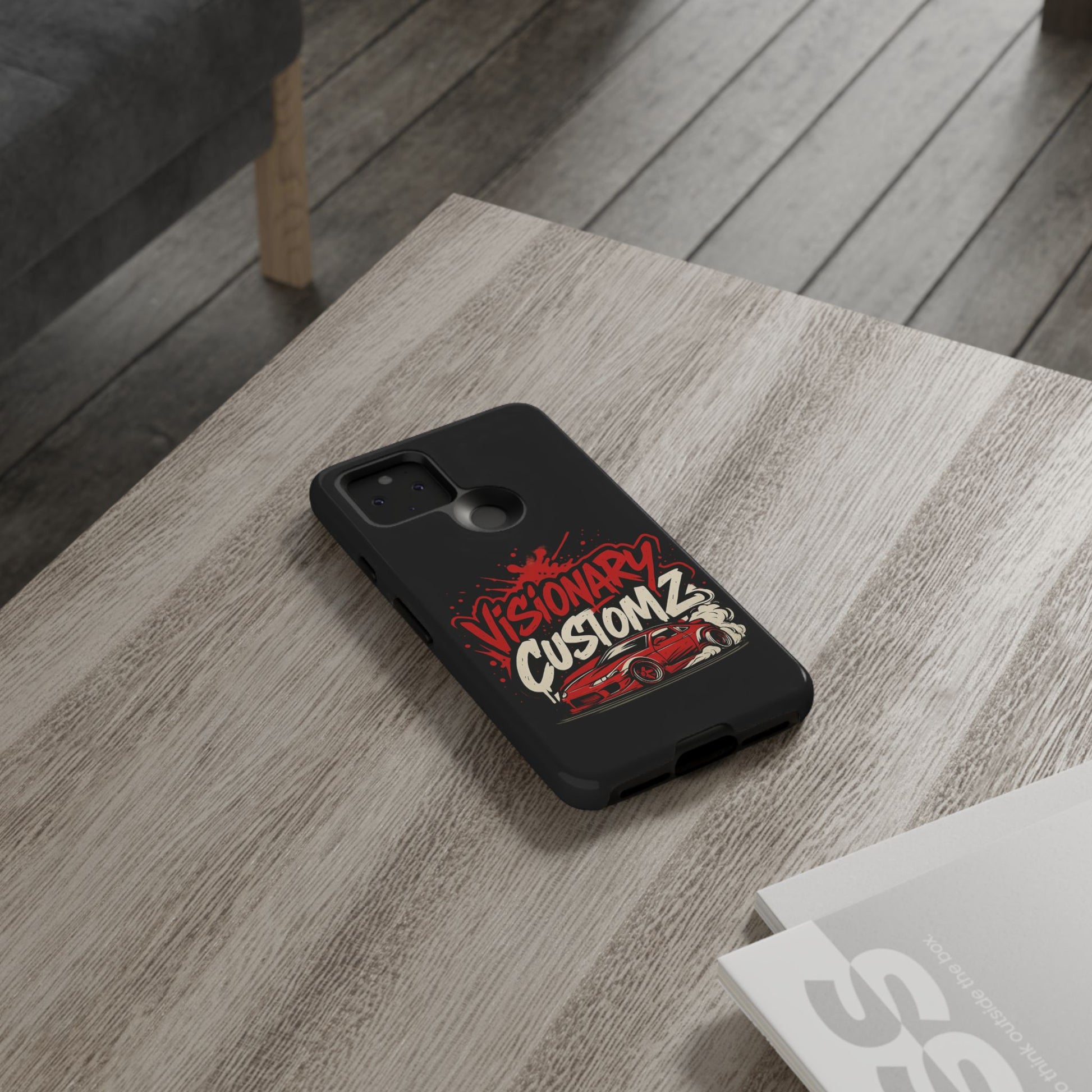 Visionary Customz Phone Case, Car Lover Accessory, Gift for Auto Enthusiasts, Customizable Phone Protection, Birthday Gift Idea