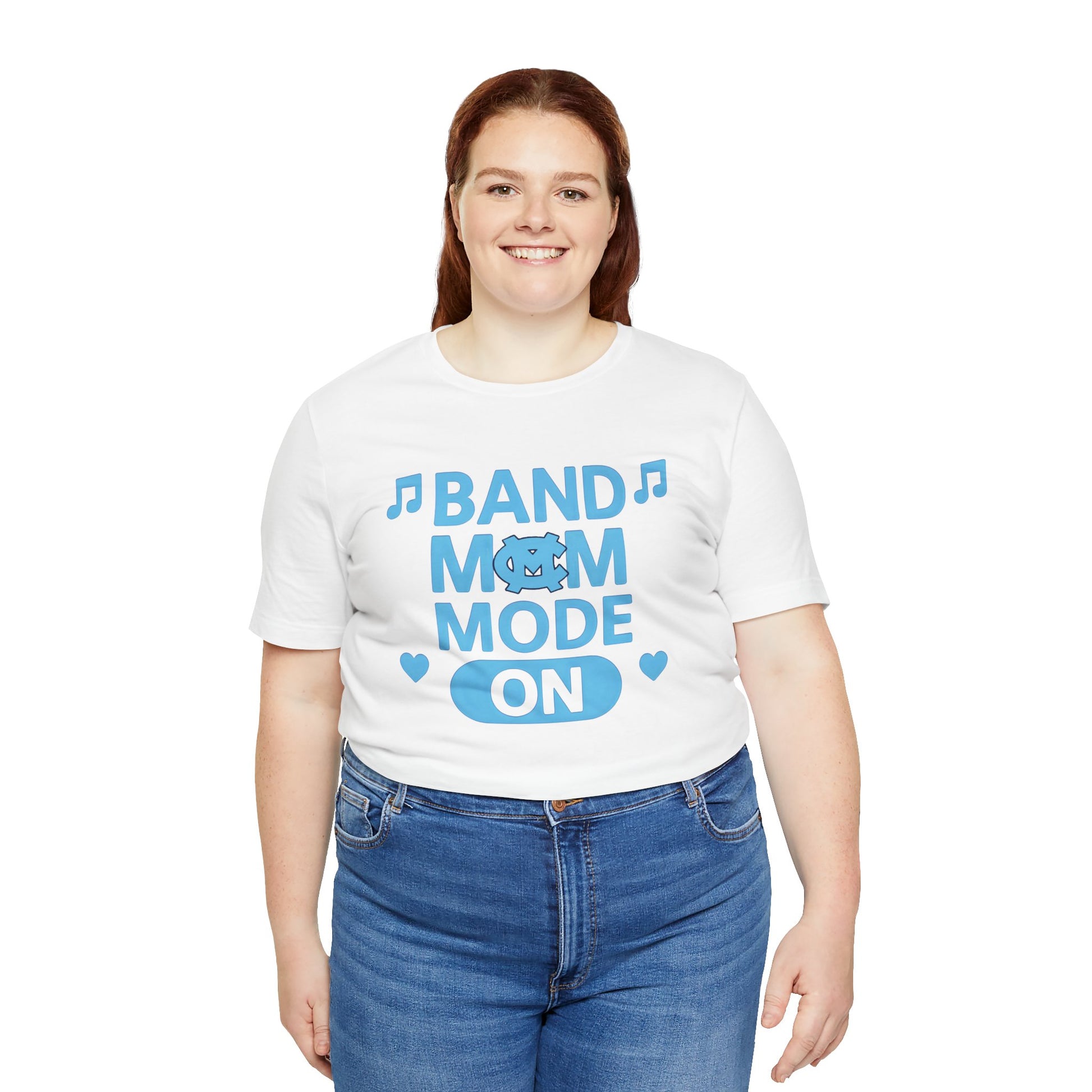 Band Mom Mode On Tee - Unisex Jersey Shirt for Music Lovers, Perfect for Concerts, Band Events, Gift for Moms, Music Enthusiasts