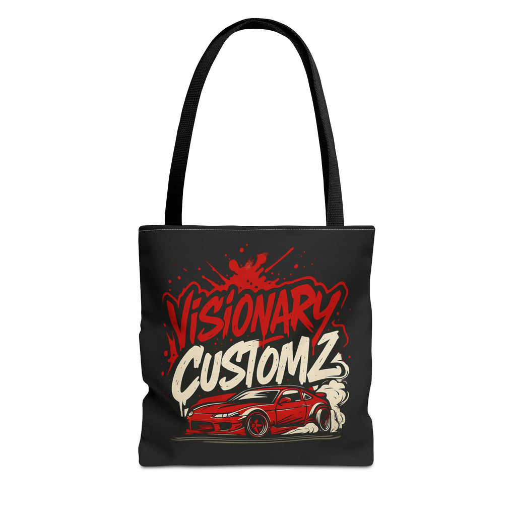 Visionary Customz Tote Bag - Stylish Car Enthusiast Bag, Gift for Auto Lovers, Custom Car Accessories, Unique Shopping Tote, AOP Design
