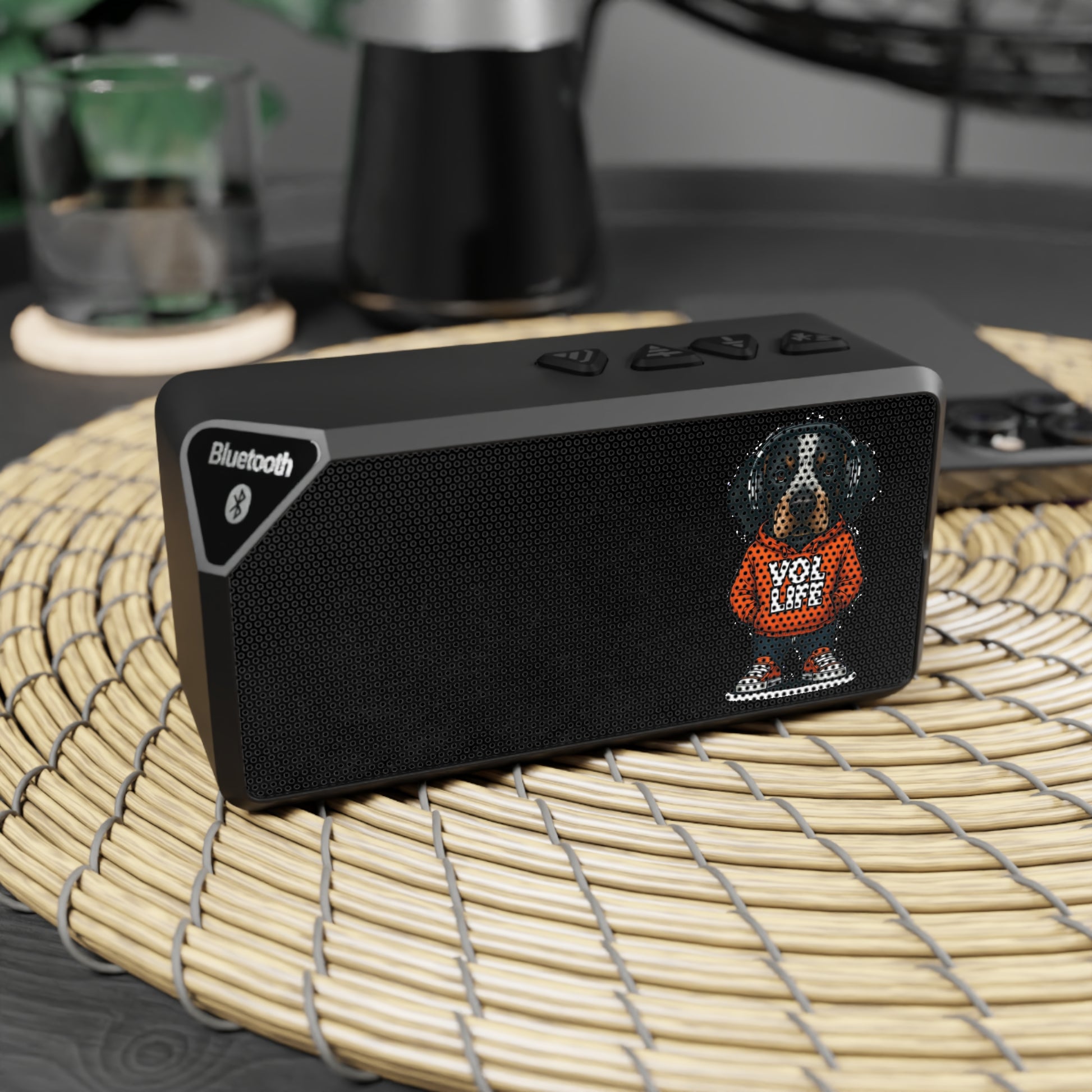 Bluetooth Speaker with Fun VOL  Design, Speaker Gifts for Dog Lovers, Portable Sound System, Unique Home Decor, Personalized Tech Gadgets