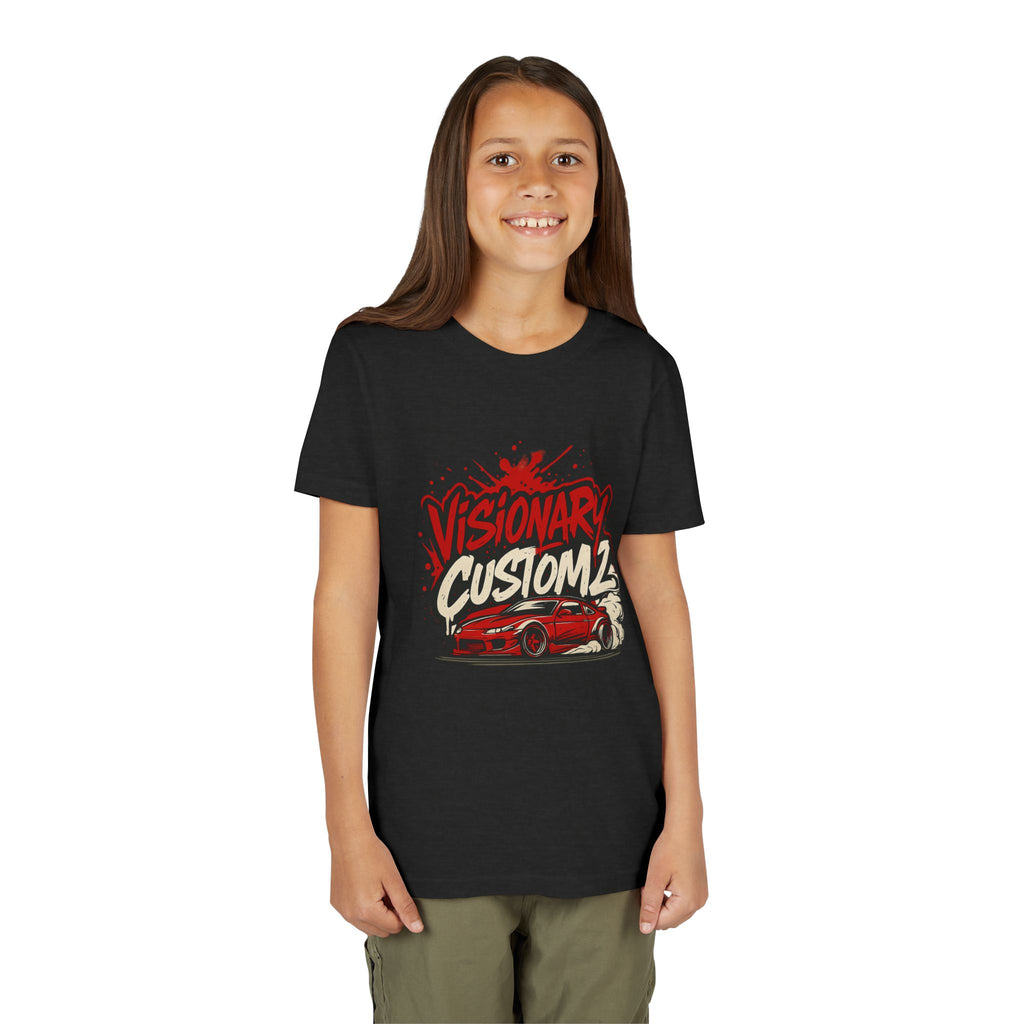 Visionary Custom Youth Tee - Cool Car Graphic, Gift for Young Car Enthusiasts, Birthday Shirt, Customizable Apparel, Automotive Fashion