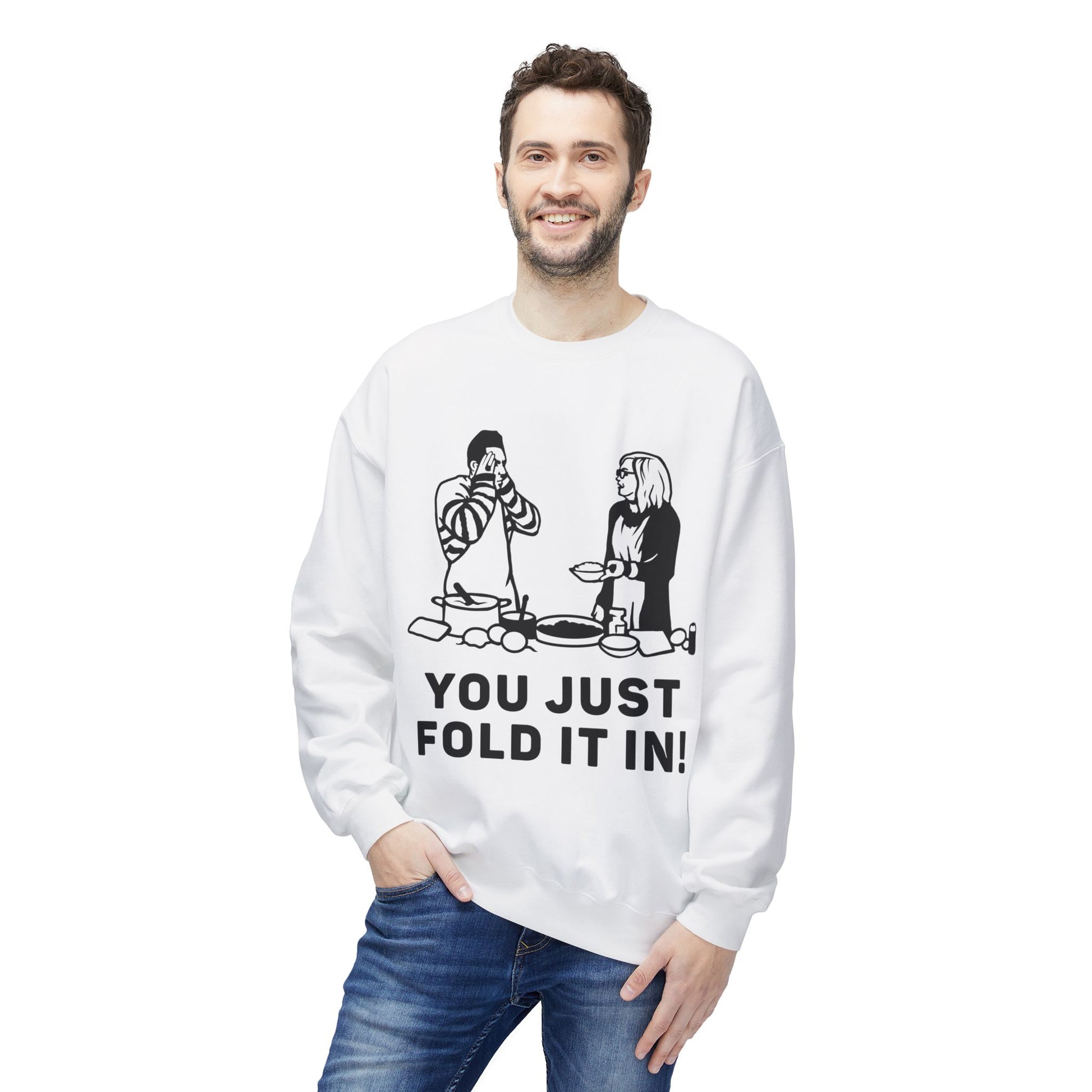 Schitts Creek David Humorous Cooking Sweatshirt, Cozy Sweatshirt for Food Lovers & Friends, Funny Gift for Culinary Fans, Perfect for Home & Holidays