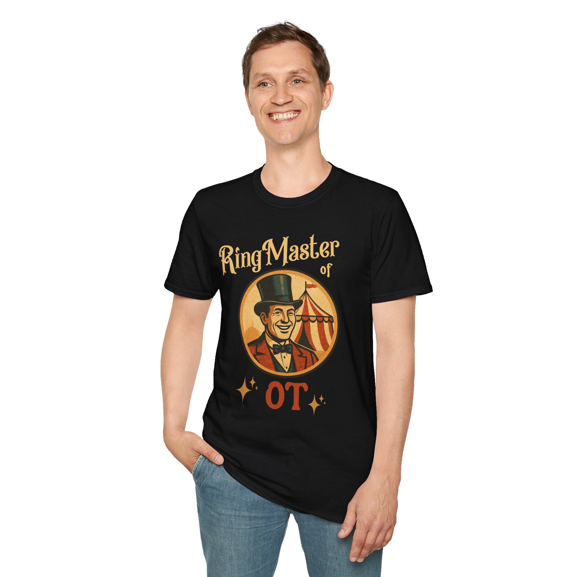 Vintage Ringmaster T-Shirt, Unisex Circus Tee, Retro Carnival Top, Fun Showman Shirt, Gift for Circus Lovers