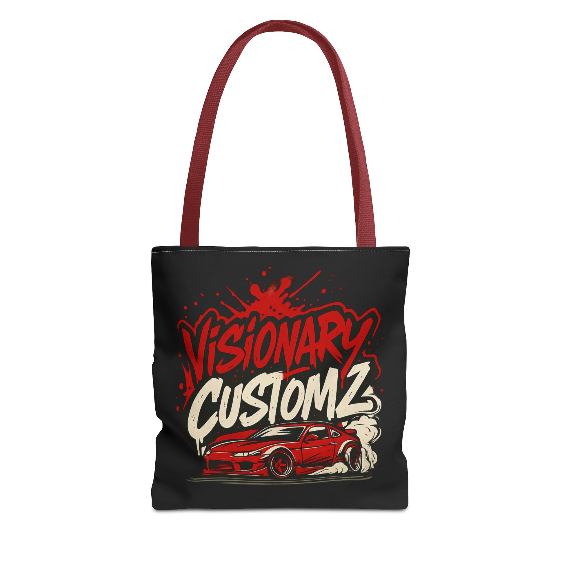 Visionary Customz Tote Bag - Stylish Car Enthusiast Bag, Gift for Auto Lovers, Custom Car Accessories, Unique Shopping Tote, AOP Design