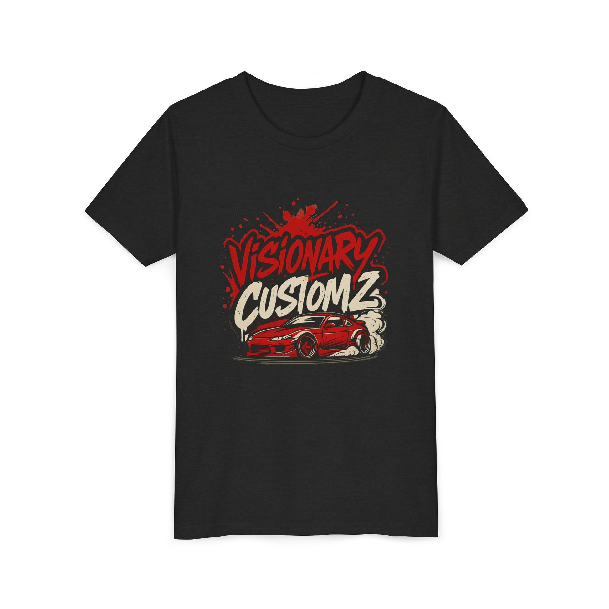Visionary Custom Youth Tee - Cool Car Graphic, Gift for Young Car Enthusiasts, Birthday Shirt, Customizable Apparel, Automotive Fashion
