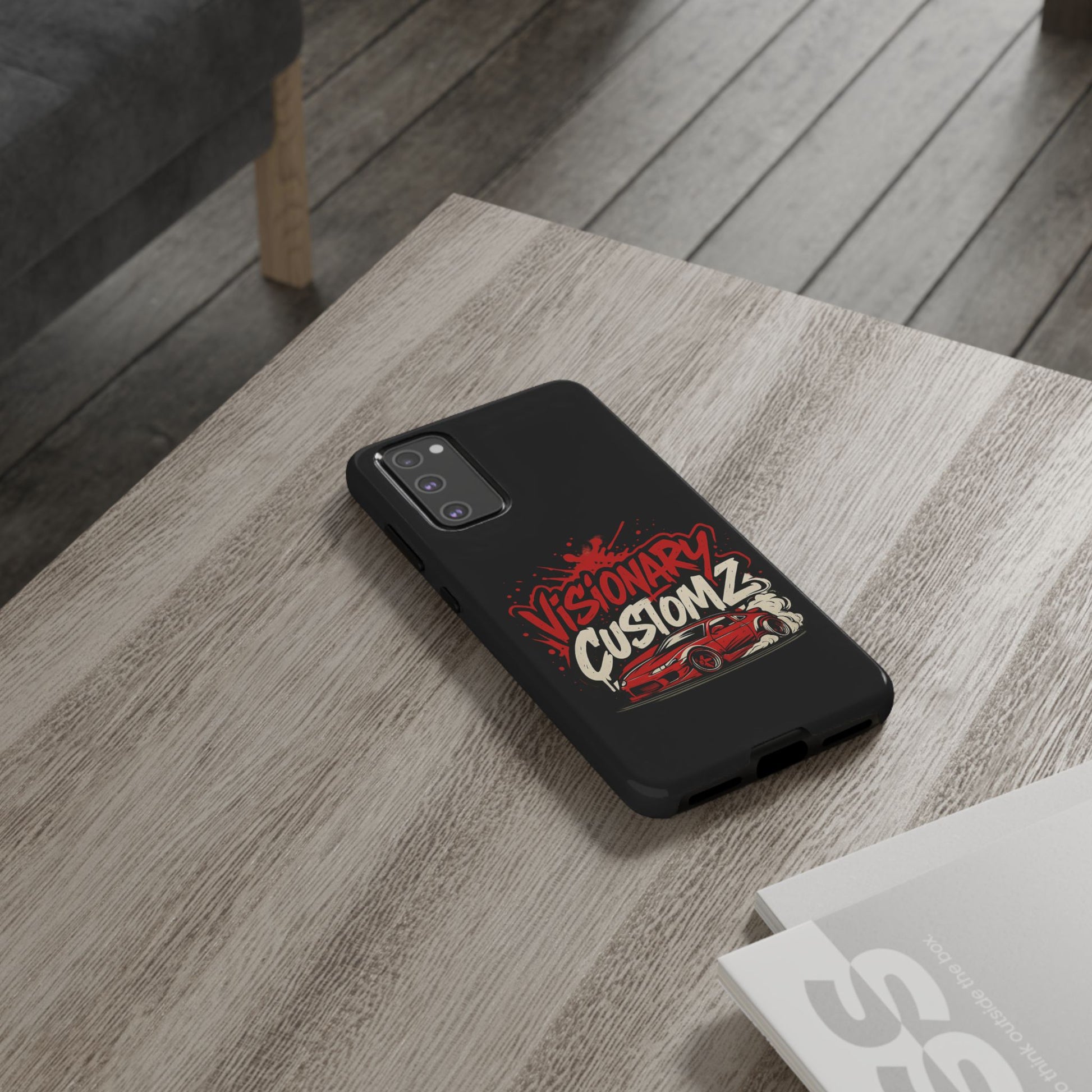 Visionary Customz Phone Case, Car Lover Accessory, Gift for Auto Enthusiasts, Customizable Phone Protection, Birthday Gift Idea