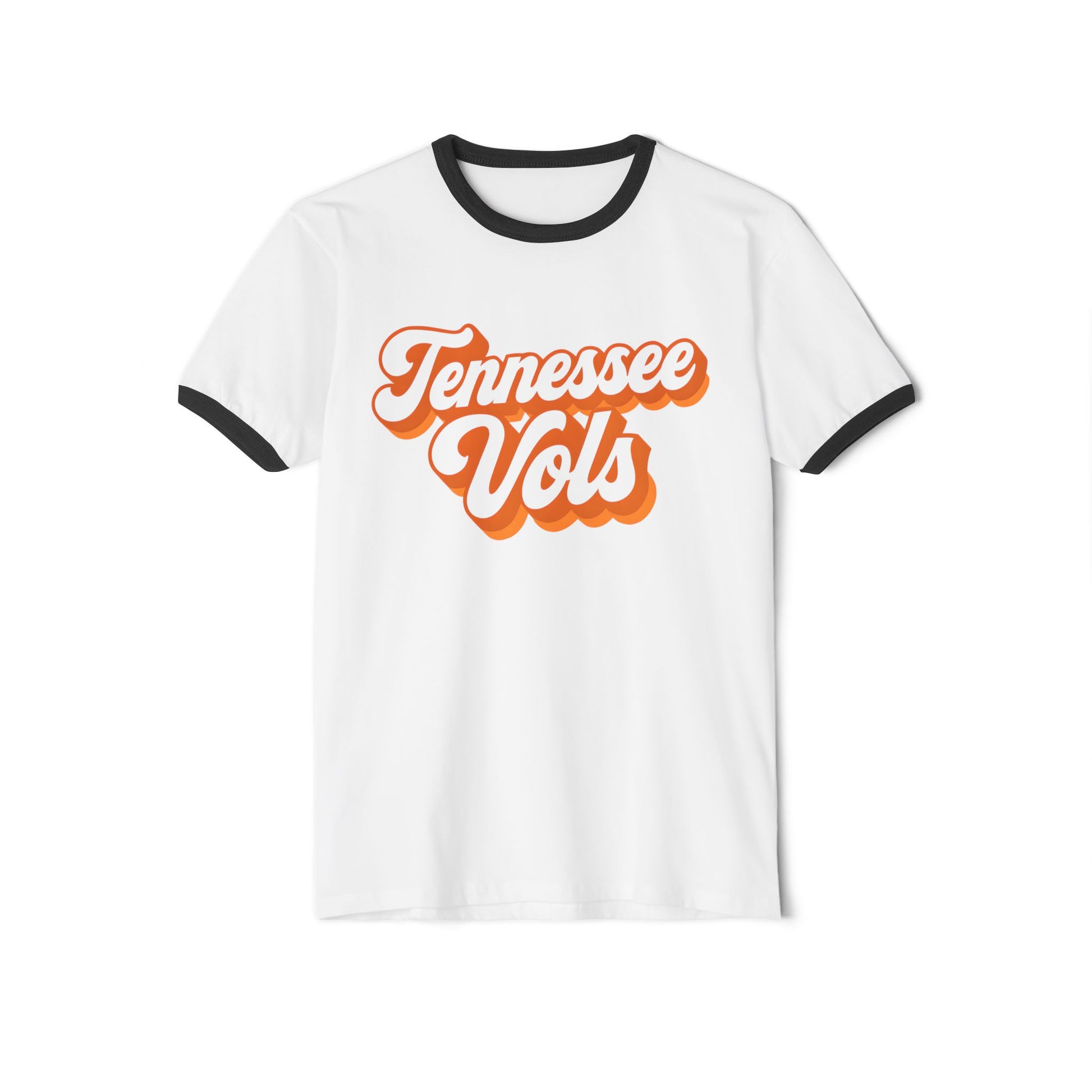 Retro Tennessee Vols Ringer T-Shirt, College Football Shirt, Unisex Casual Tee, Game Day Apparel, Gift for Fans