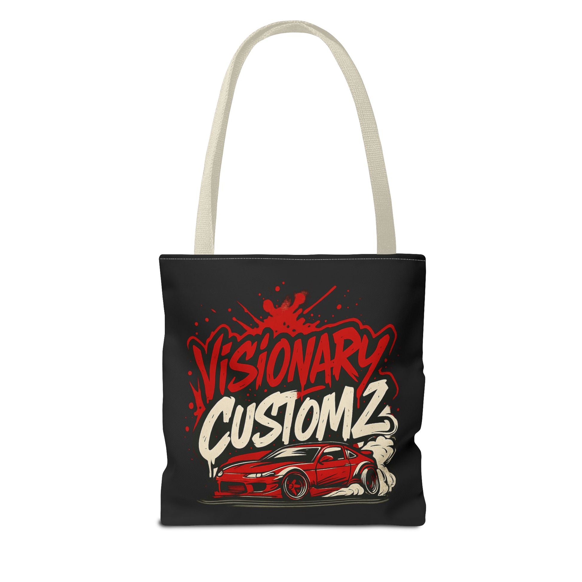 Visionary Customz Tote Bag - Stylish Car Enthusiast Bag, Gift for Auto Lovers, Custom Car Accessories, Unique Shopping Tote, AOP Design