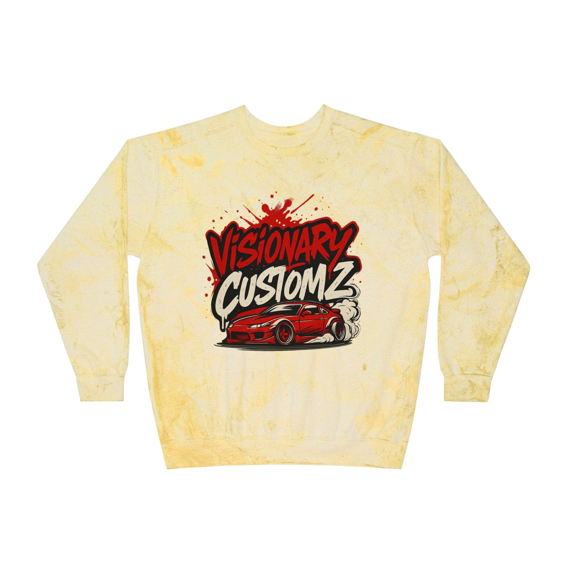 Visionary Custom Z Color Blast Sweatshirt, Unisex Sweatshirt, Comfort Colors