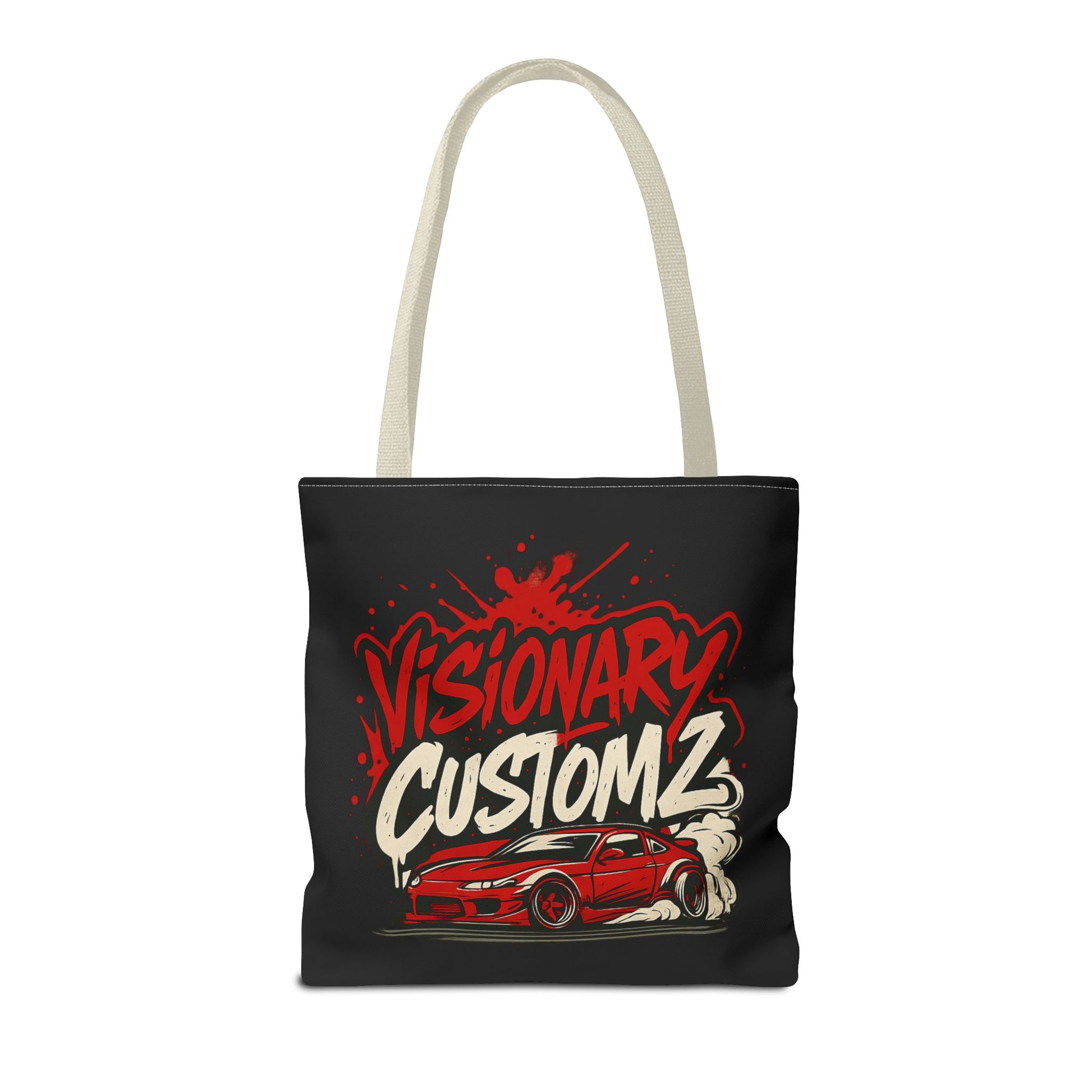 Visionary Customz Tote Bag - Stylish Car Enthusiast Bag, Gift for Auto Lovers, Custom Car Accessories, Unique Shopping Tote, AOP Design