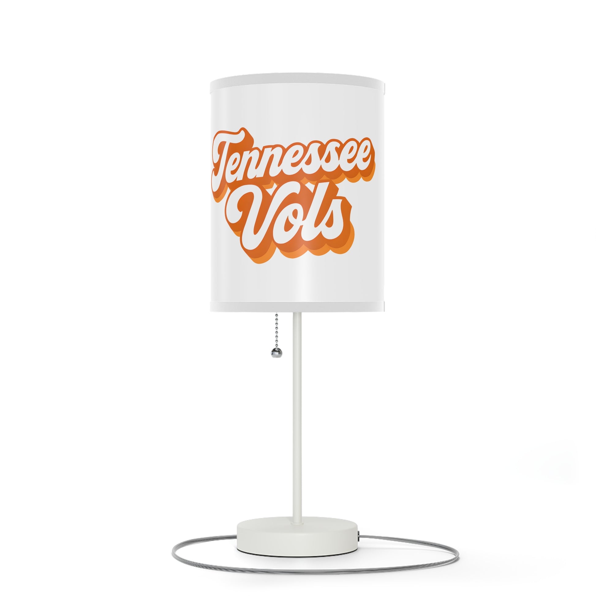 Tennessee Vols Table Lamp, Home Decor, Sports Fan Gift, College Lamp, Unique Nightstand Light, Room Decoration, Tennessee Volunteers