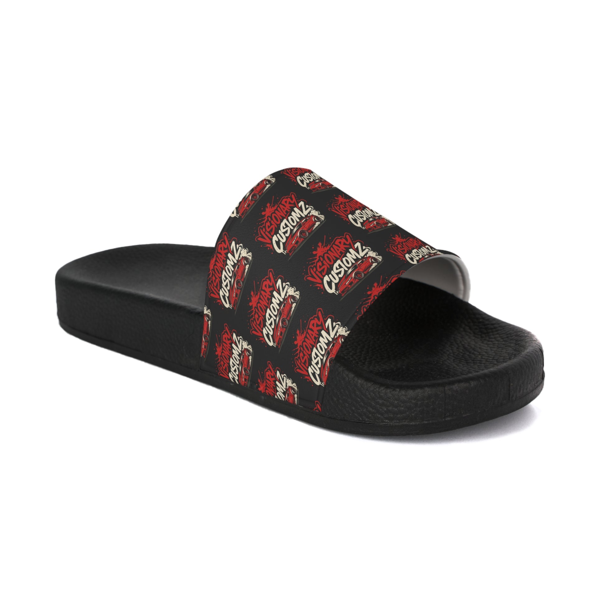 Men's Slide Sandals with Bold Design, Stylish Slides for Casual Wear, Trendy Poolside Footwear, Perfect for Summer, Gift for Him