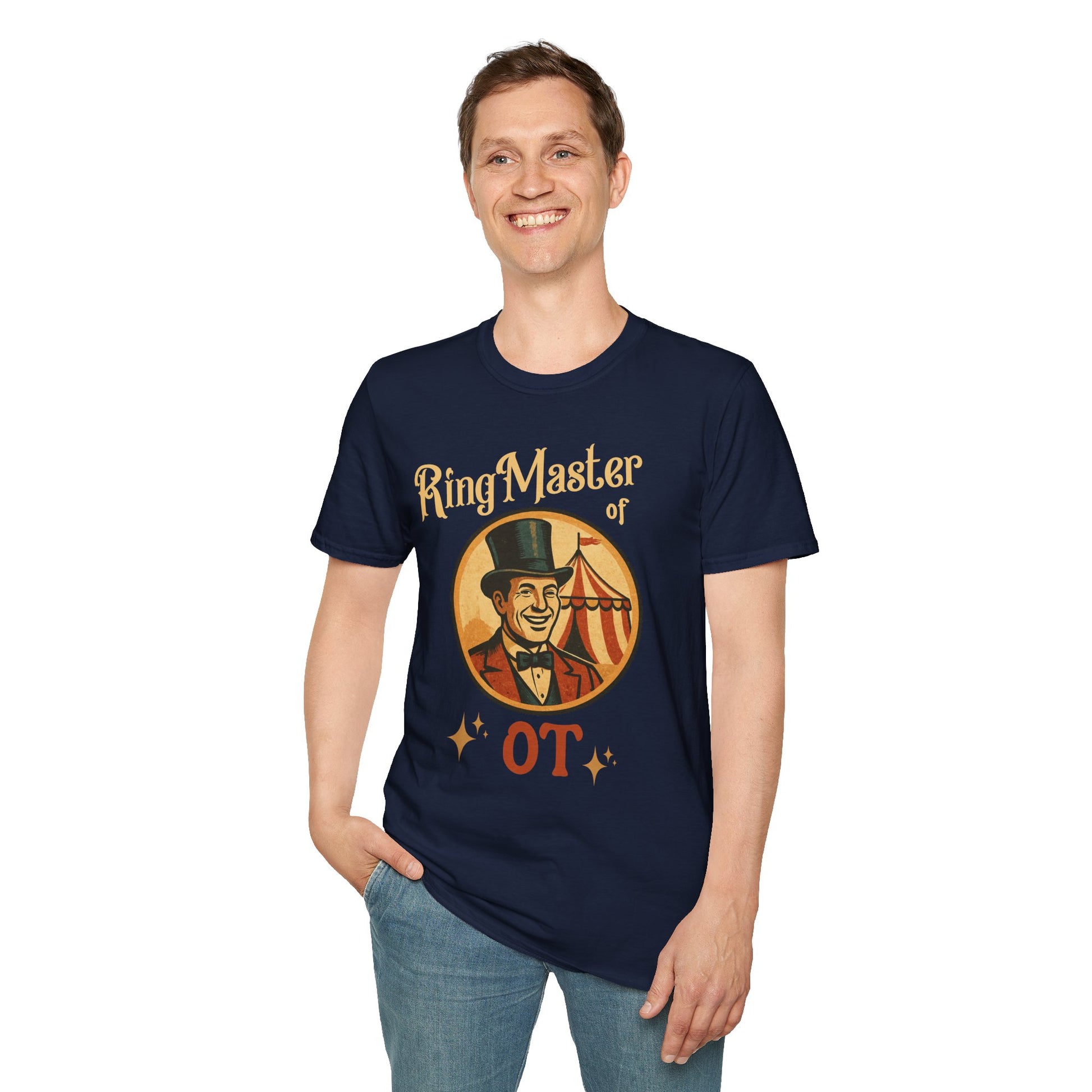 Vintage Ringmaster T-Shirt, Unisex Circus Tee, Retro Carnival Top, Fun Showman Shirt, Gift for Circus Lovers