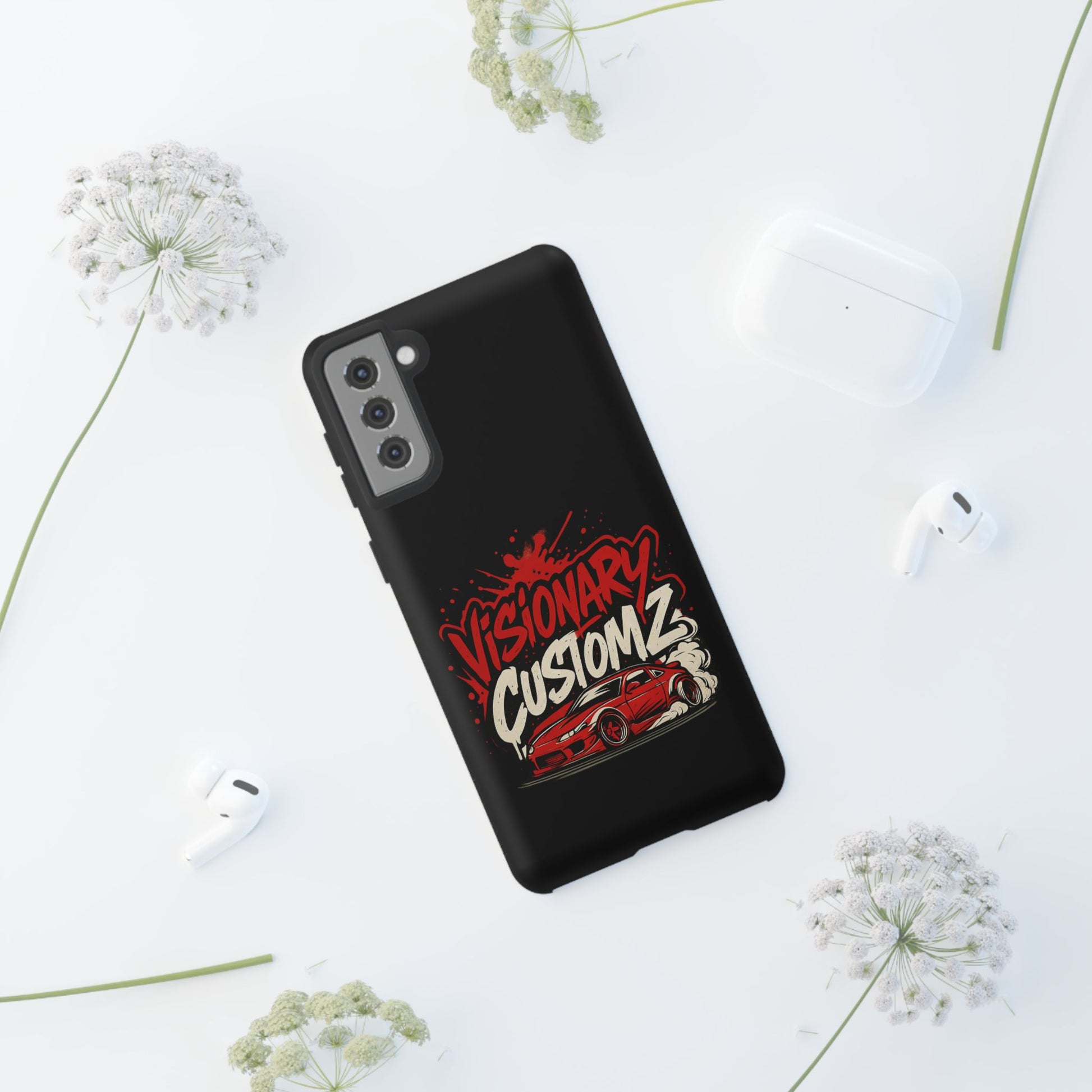 Visionary Customz Phone Case, Car Lover Accessory, Gift for Auto Enthusiasts, Customizable Phone Protection, Birthday Gift Idea