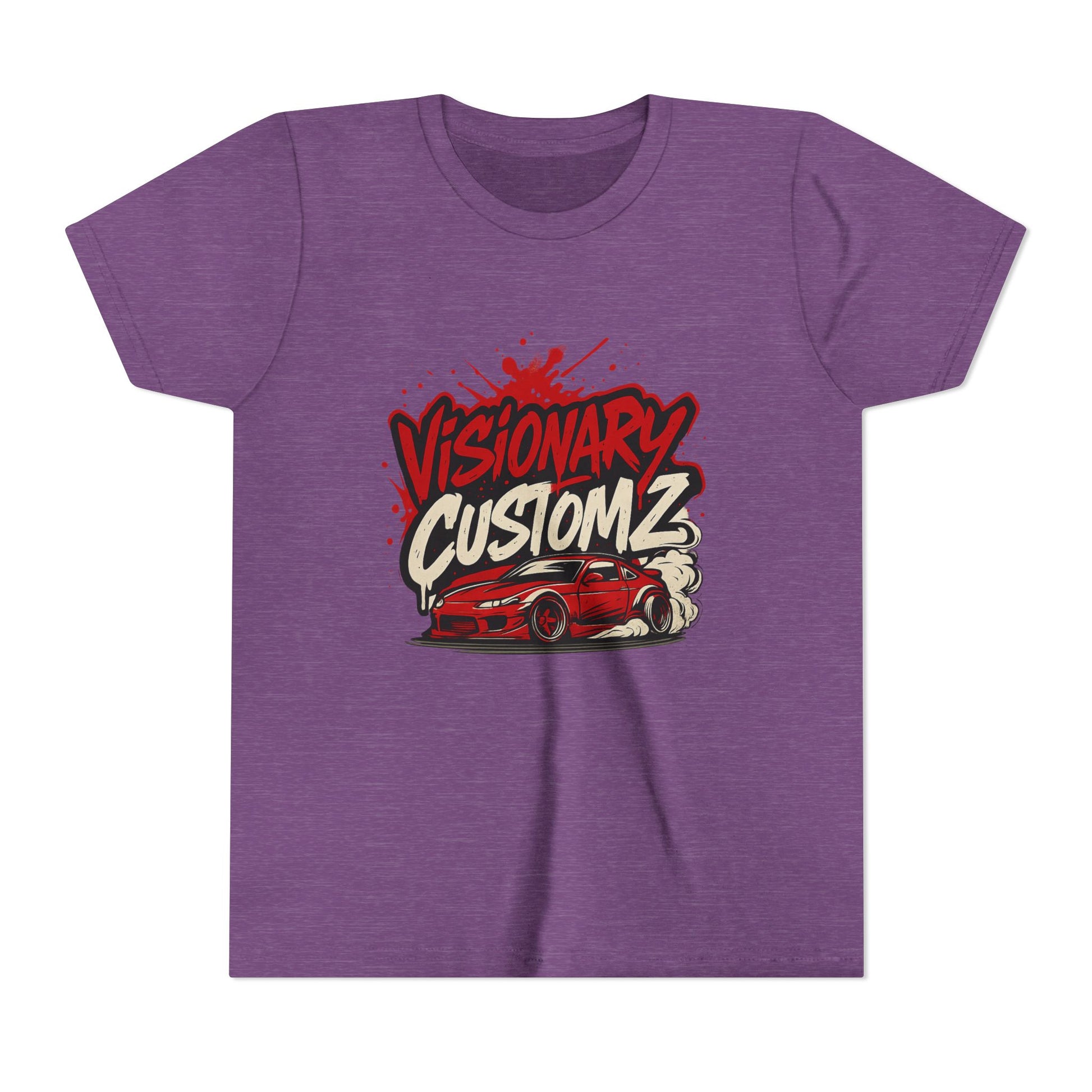 Visionary Custom Youth Tee - Cool Car Graphic, Gift for Young Car Enthusiasts, Birthday Shirt, Customizable Apparel, Automotive Fashion