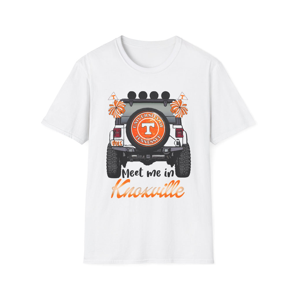 T-Shirt Celebrating Knoxville Spirit, Unisex Softstyle Tee for Fans, Perfect for Game Days, Tailgating, Gifts, Summer Outfits
