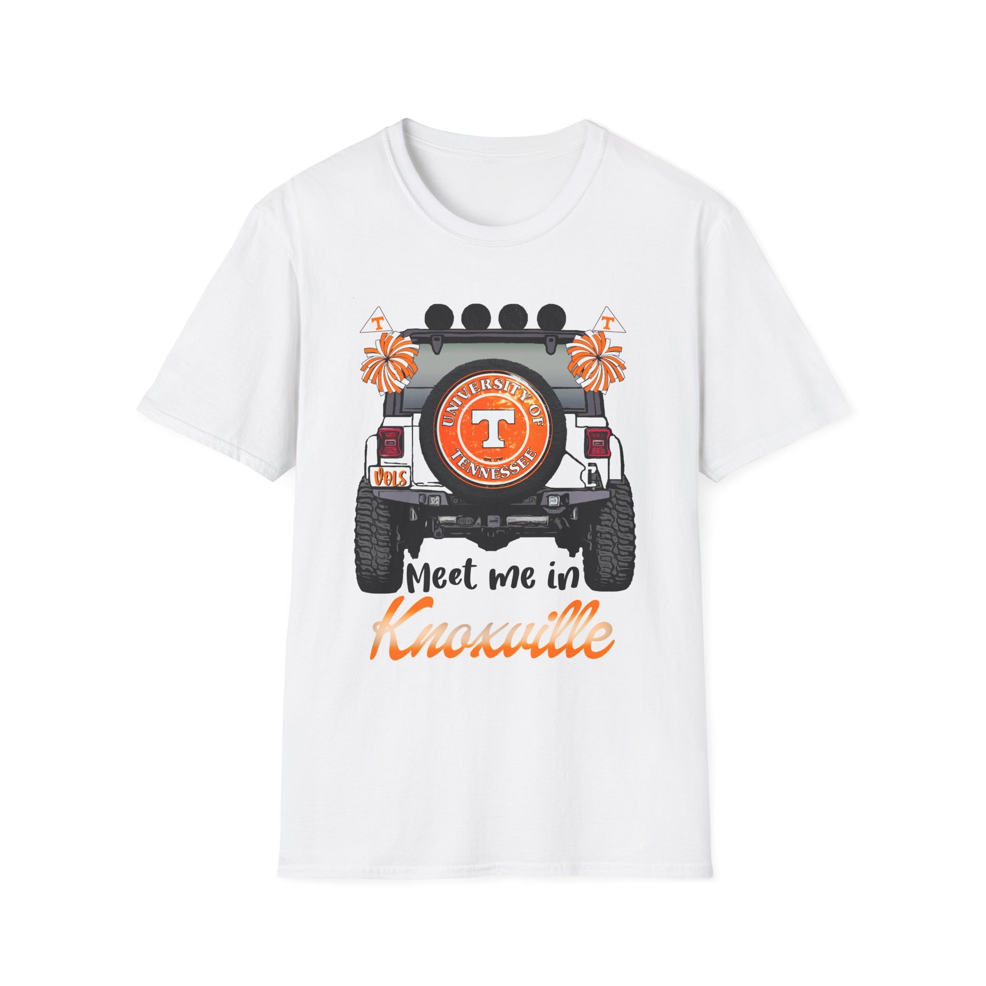 T-Shirt Celebrating Knoxville Spirit, Unisex Softstyle Tee for Fans, Perfect for Game Days, Tailgating, Gifts, Summer Outfits