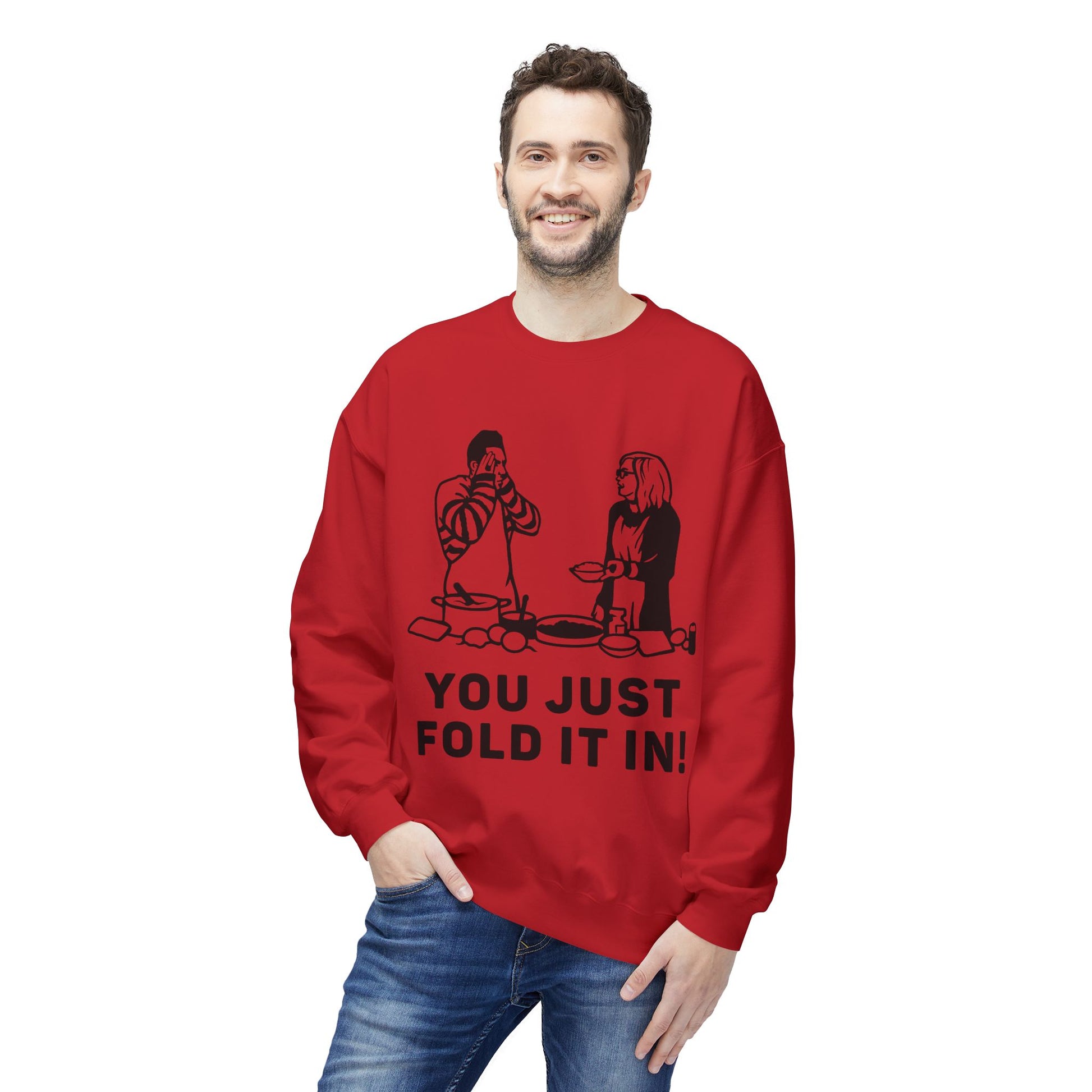 Schitts Creek David Humorous Cooking Sweatshirt, Cozy Sweatshirt for Food Lovers & Friends, Funny Gift for Culinary Fans, Perfect for Home & Holidays