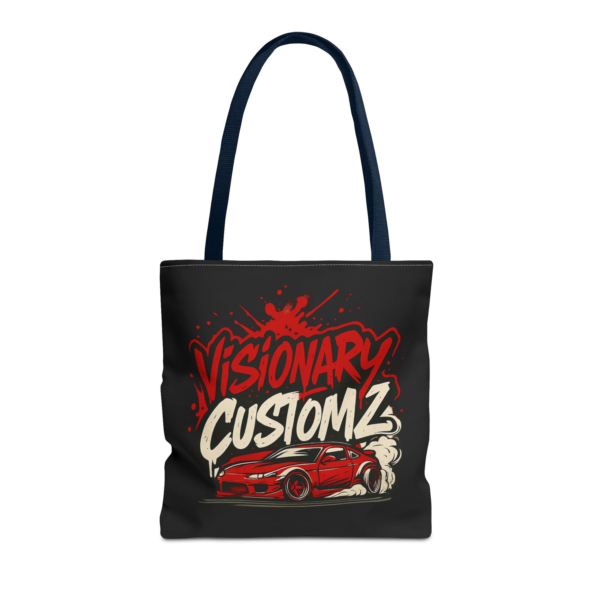 Visionary Customz Tote Bag - Stylish Car Enthusiast Bag, Gift for Auto Lovers, Custom Car Accessories, Unique Shopping Tote, AOP Design