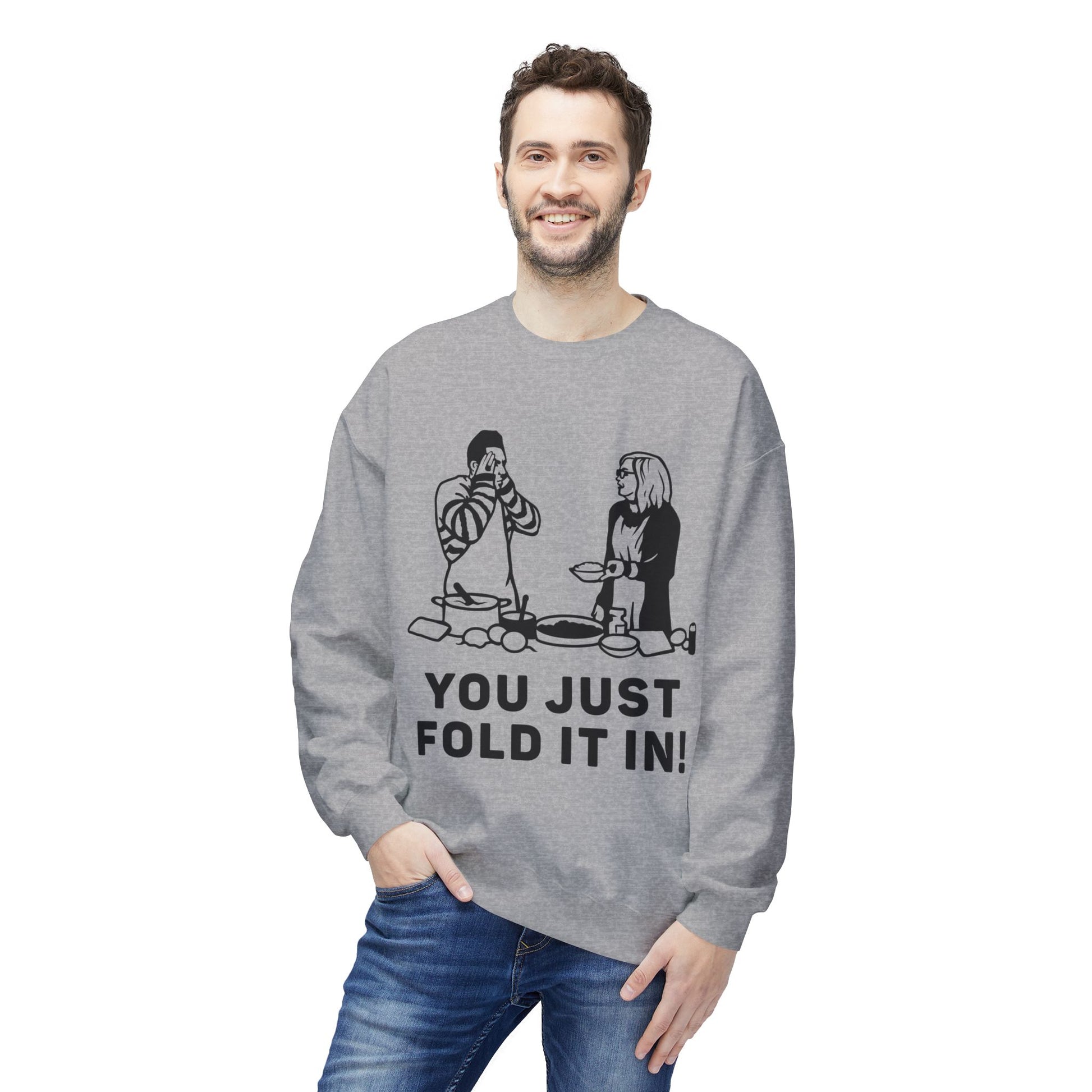 Schitts Creek David Humorous Cooking Sweatshirt, Cozy Sweatshirt for Food Lovers & Friends, Funny Gift for Culinary Fans, Perfect for Home & Holidays