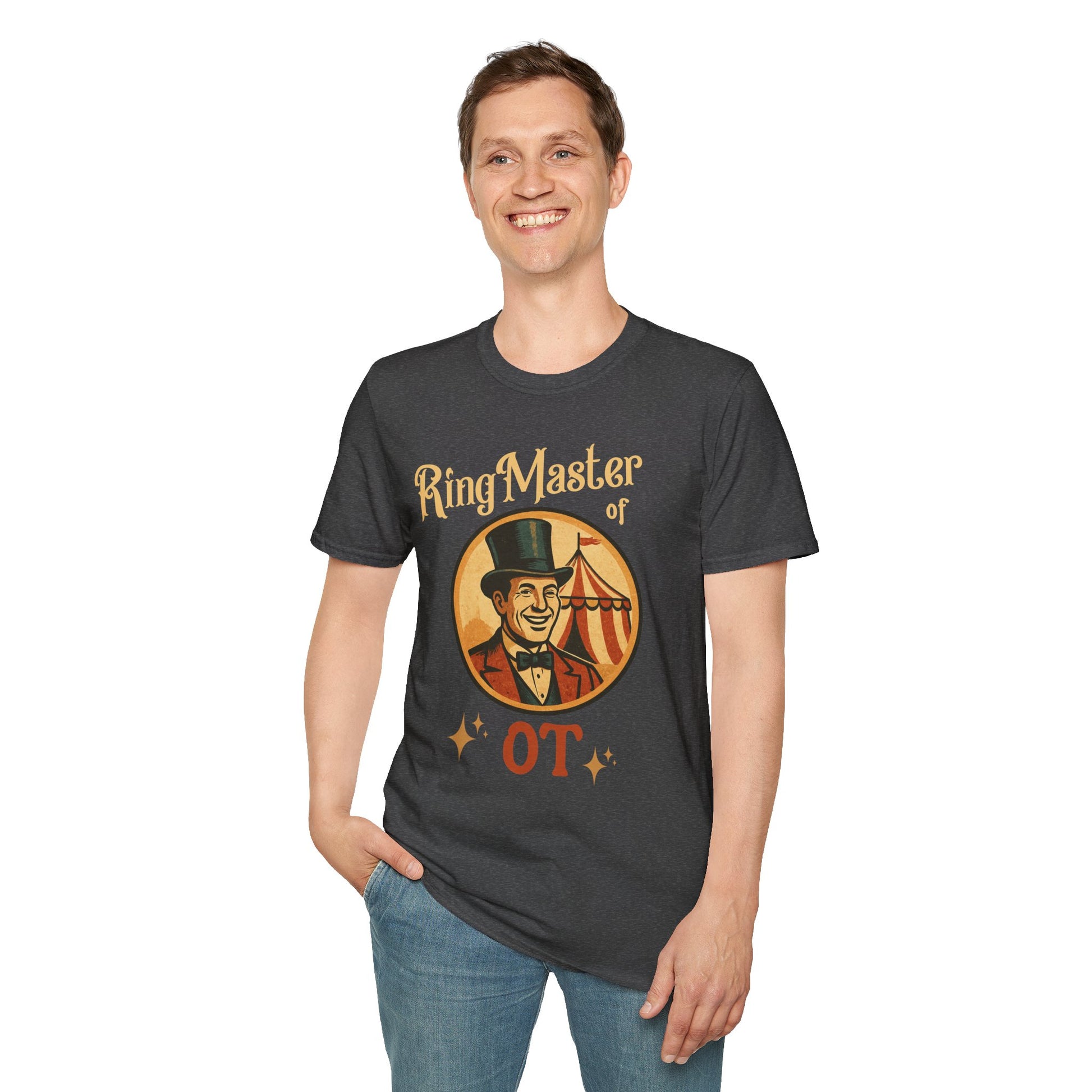 Vintage Ringmaster T-Shirt, Unisex Circus Tee, Retro Carnival Top, Fun Showman Shirt, Gift for Circus Lovers