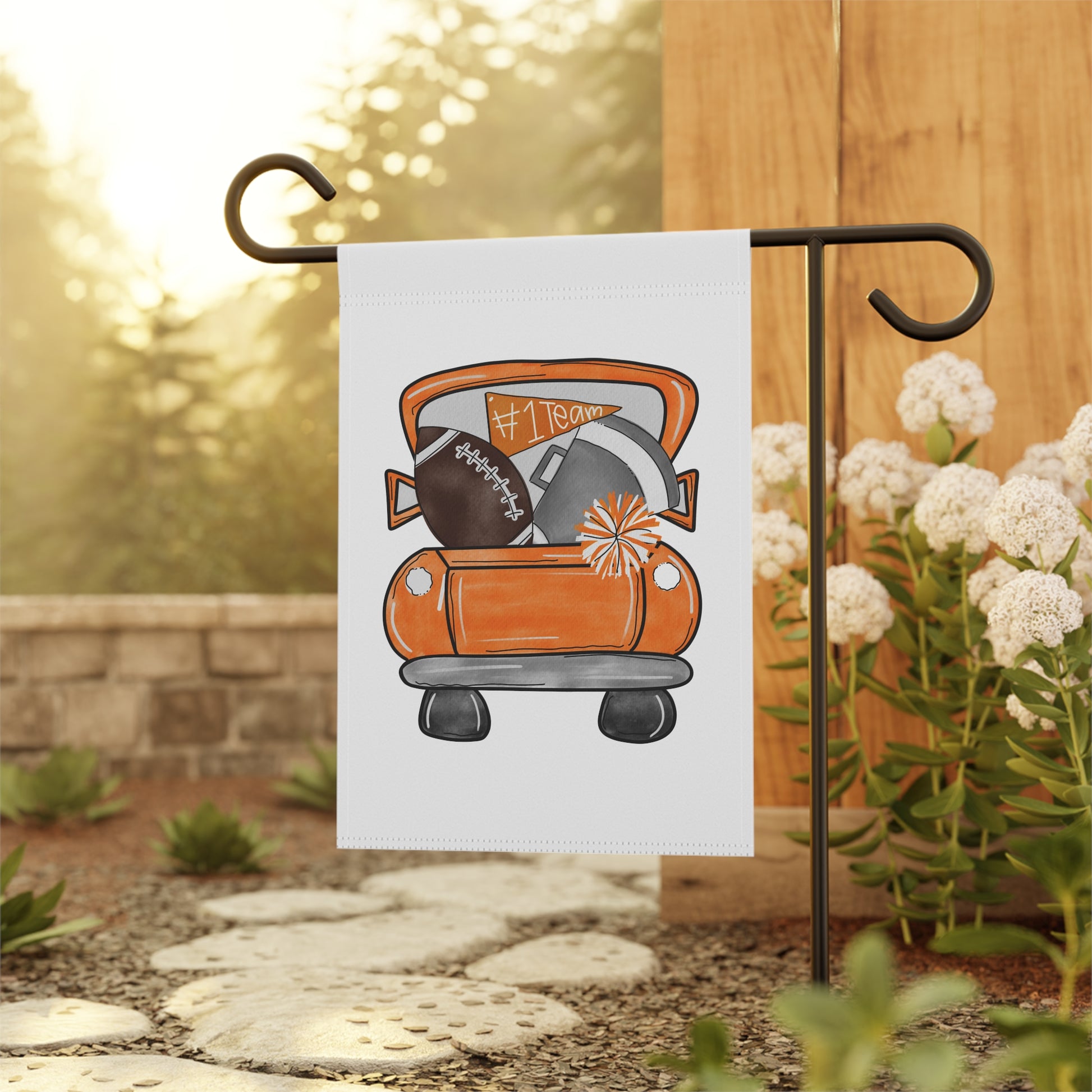 Cheerful Garden Banner for Sports Fans, Outdoor Decor, Game Day Sign, Front Yard Greeting, Team Spirit Flag, TN VOLS