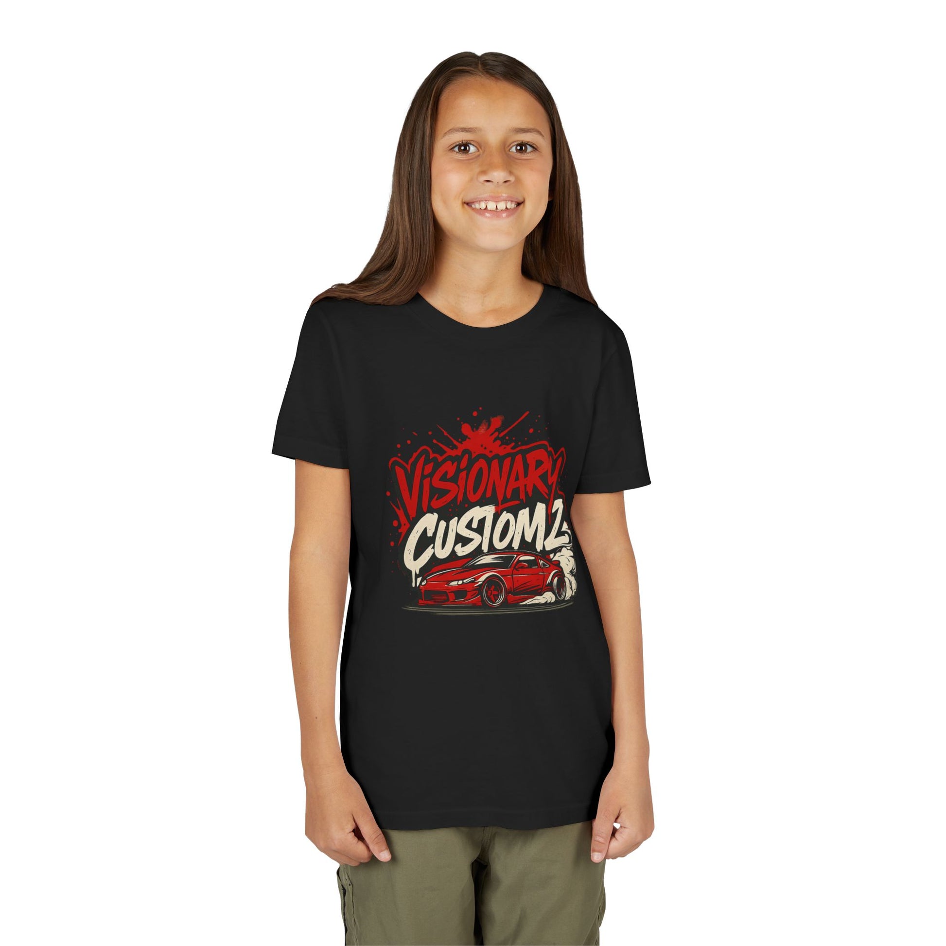 Visionary Custom Youth Tee - Cool Car Graphic, Gift for Young Car Enthusiasts, Birthday Shirt, Customizable Apparel, Automotive Fashion