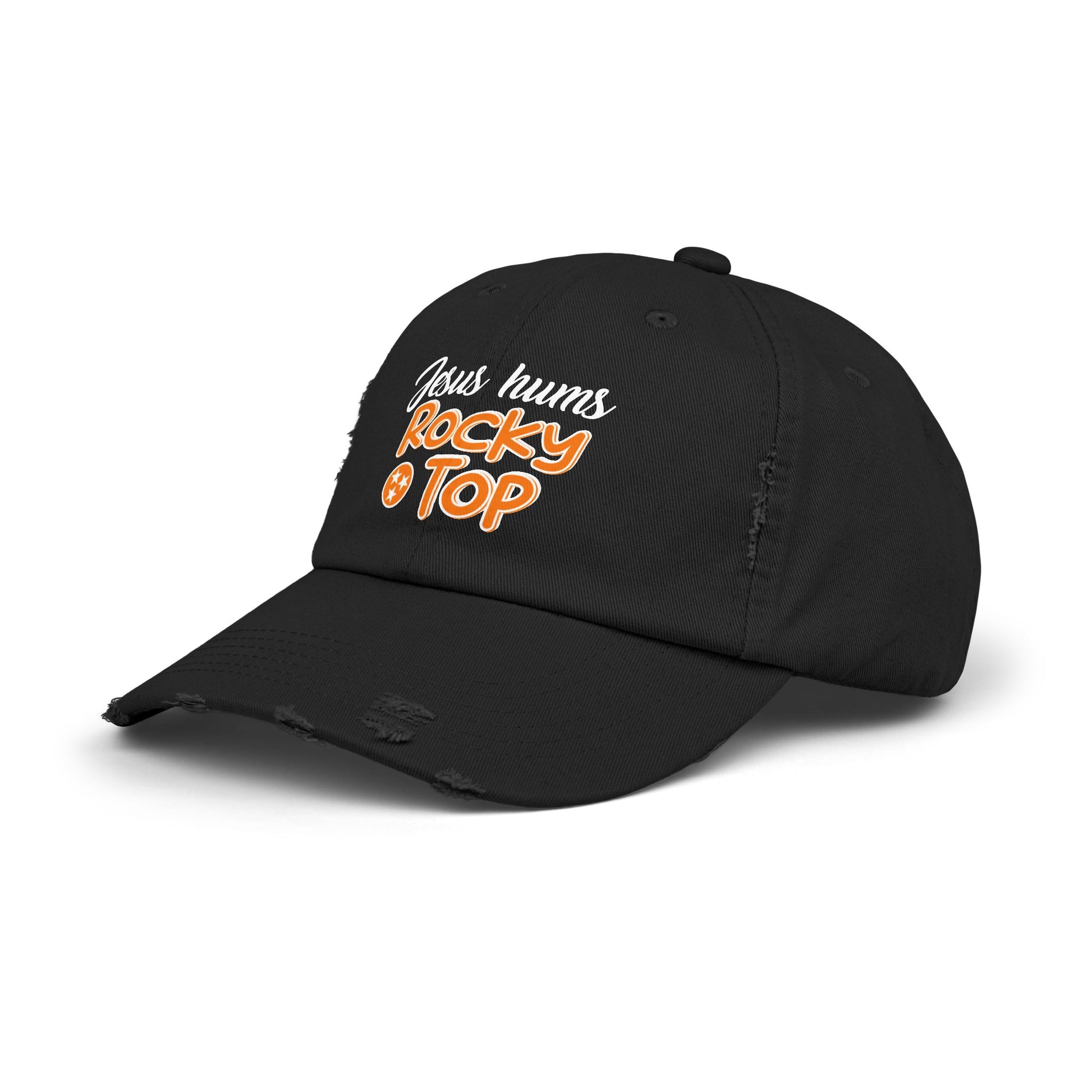 Unisex Distressed Cap with 'Jesus Hums Rocky Top' Design | Casual Hat, Trendy Accessory, Gift for Music Lovers, Cap for Outdoor [...]