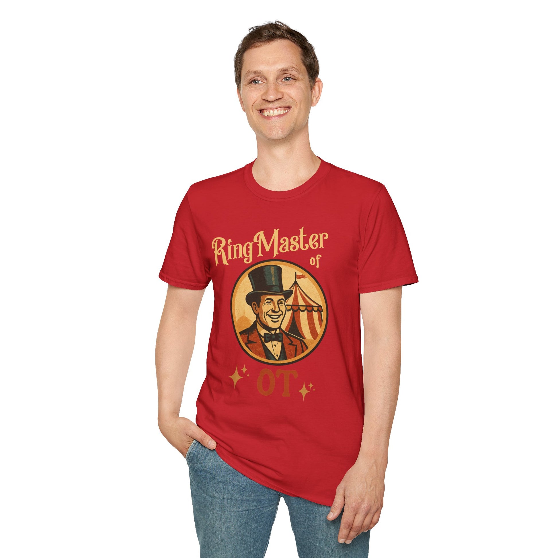 Vintage Ringmaster T-Shirt, Unisex Circus Tee, Retro Carnival Top, Fun Showman Shirt, Gift for Circus Lovers