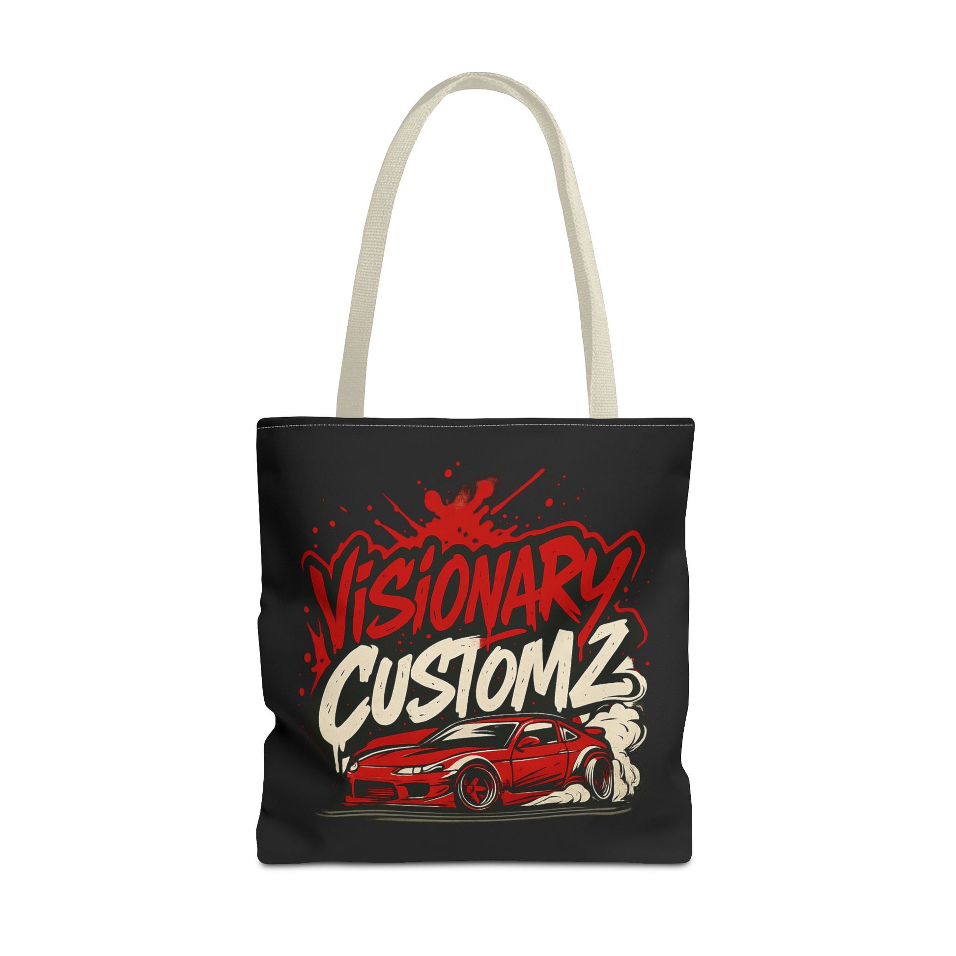 Visionary Customz Tote Bag - Stylish Car Enthusiast Bag, Gift for Auto Lovers, Custom Car Accessories, Unique Shopping Tote, AOP Design