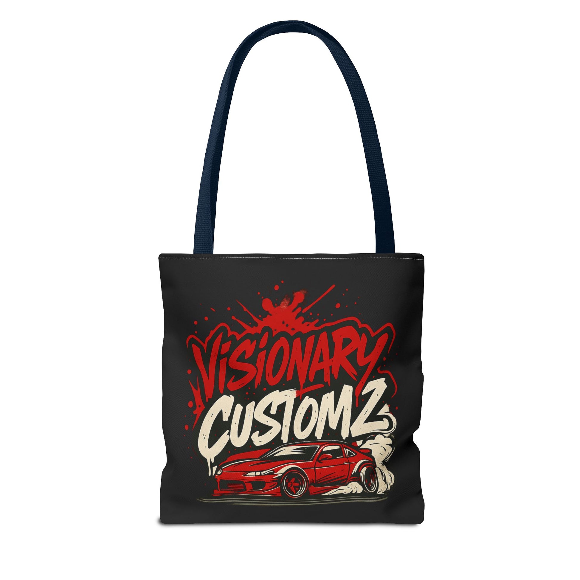 Visionary Customz Tote Bag - Stylish Car Enthusiast Bag, Gift for Auto Lovers, Custom Car Accessories, Unique Shopping Tote, AOP Design
