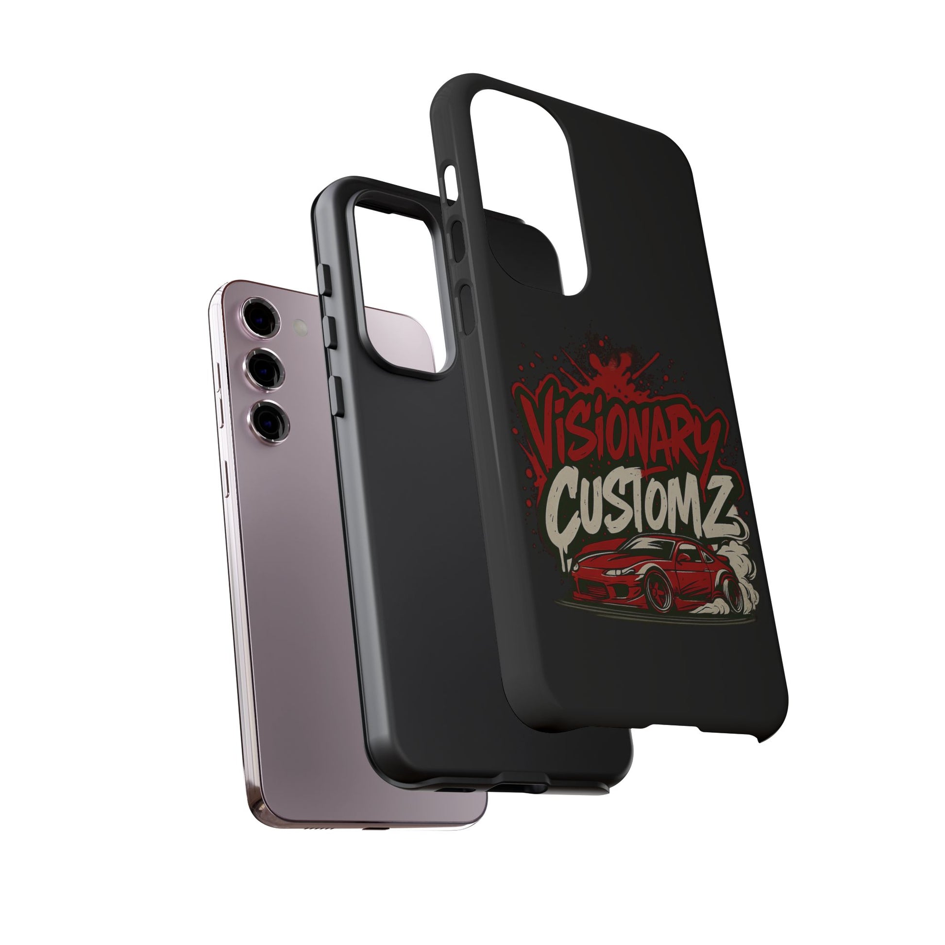 Visionary Customz Phone Case, Car Lover Accessory, Gift for Auto Enthusiasts, Customizable Phone Protection, Birthday Gift Idea