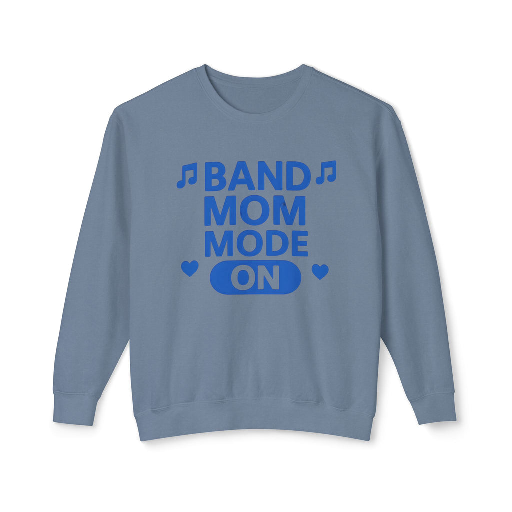Band Mom Crewneck Sweatshirt | Perfect Gift for Music Lovers, Concert Attendees, Music Events, Cheerful Everyday Wear