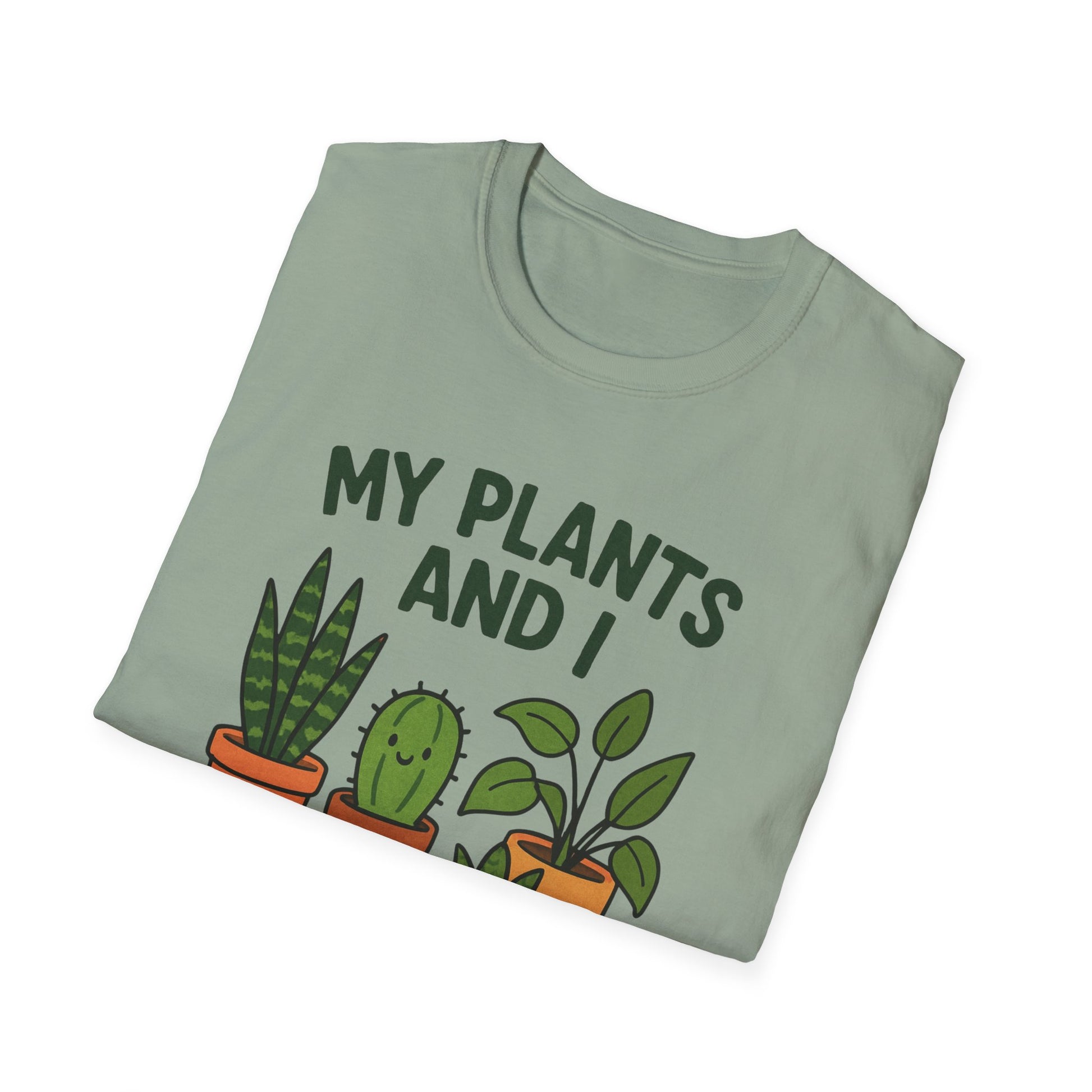 My Plants and I Talk Shit About You T-Shirt, Funny Plant Lover Tee, Gift for Gardeners, Unisex Softstyle Shirt, Plant Mom Gift, [...]