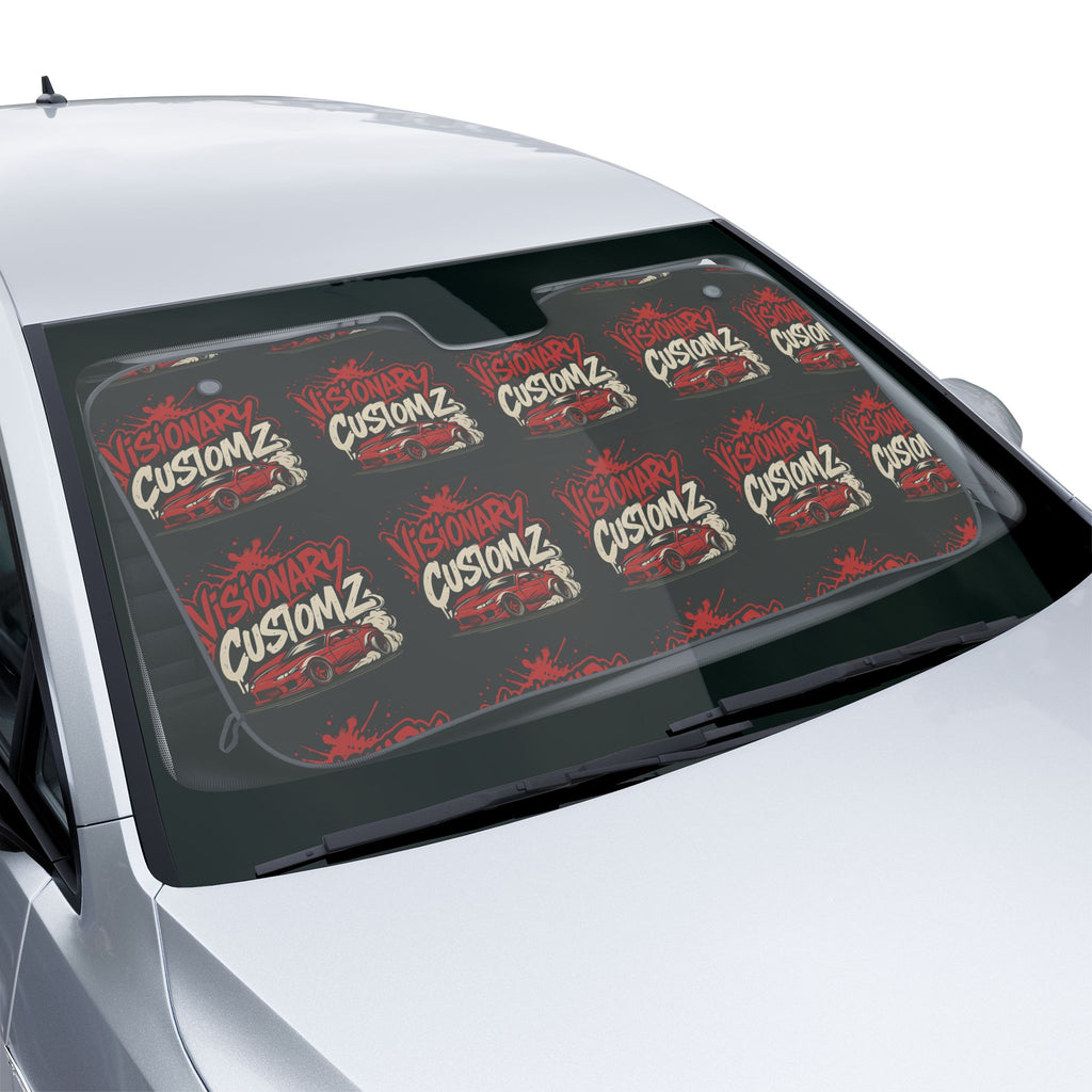 Custom Car Sun Shades - Visionary Customz, Auto Accessories, UV Protection, Summer Essentials, Car Interior Style, Gifts for Car Lovers