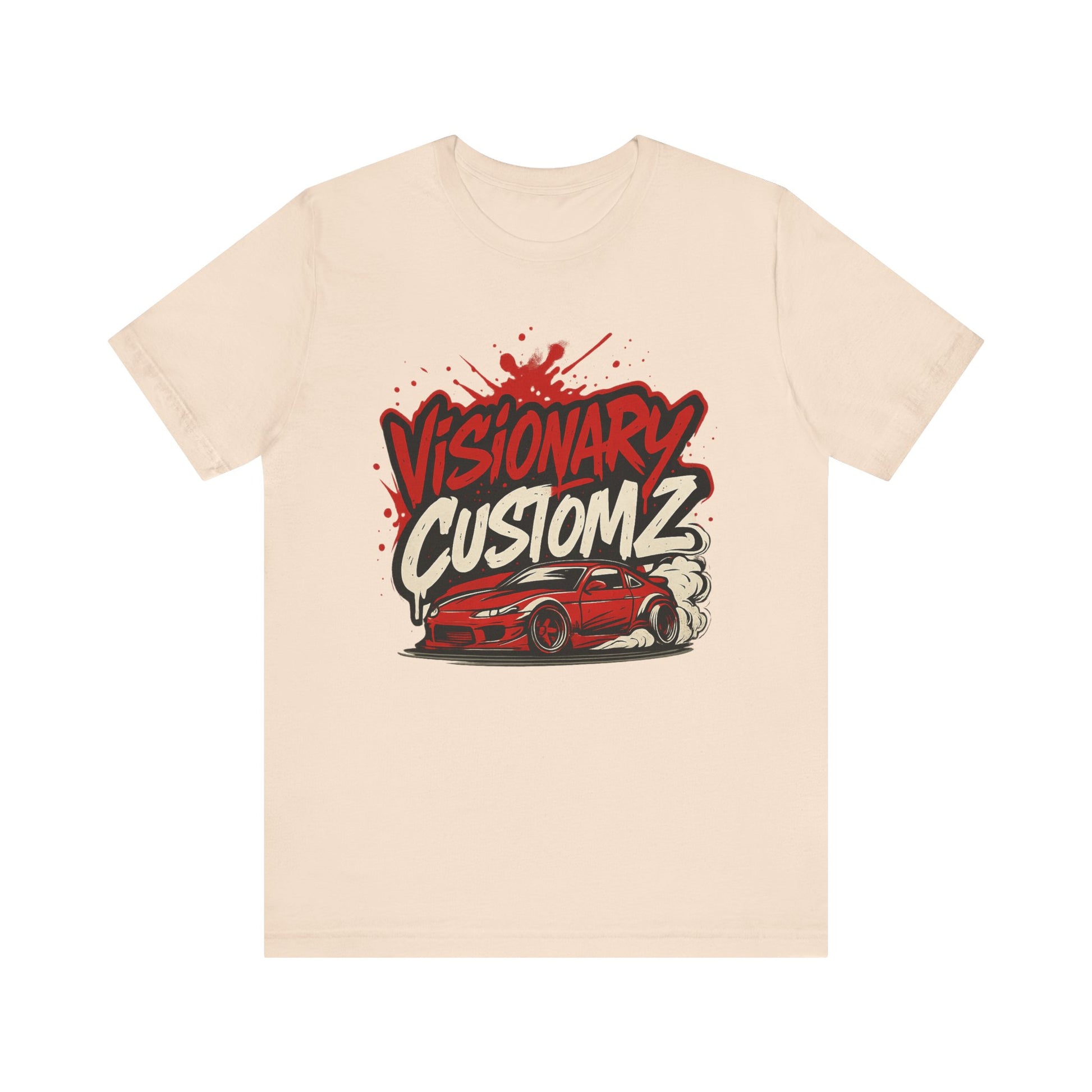 Visionary Customz Graphic Tee, Unisex Car Lover Shirt, Automotive Gift, Streetwear Top, Racing Enthusiast Apparel