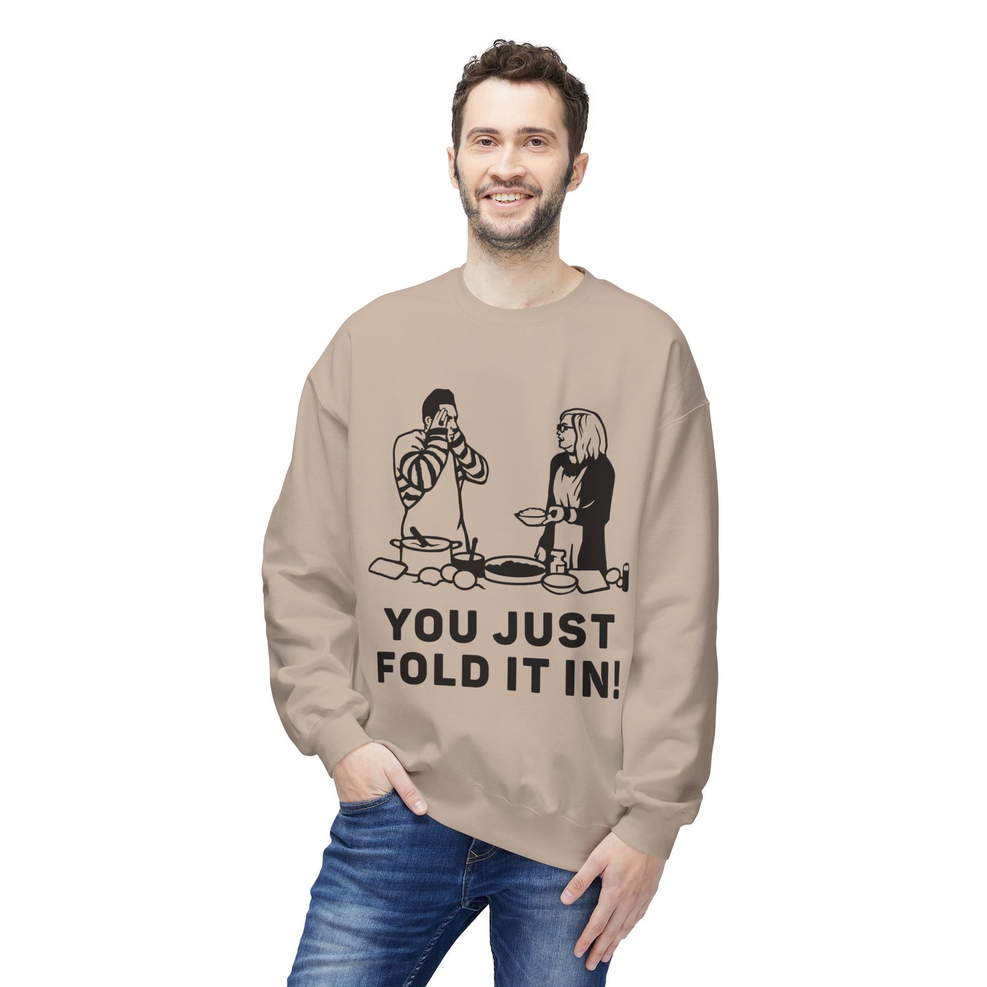 Schitts Creek David Humorous Cooking Sweatshirt, Cozy Sweatshirt for Food Lovers & Friends, Funny Gift for Culinary Fans, Perfect for Home & Holidays