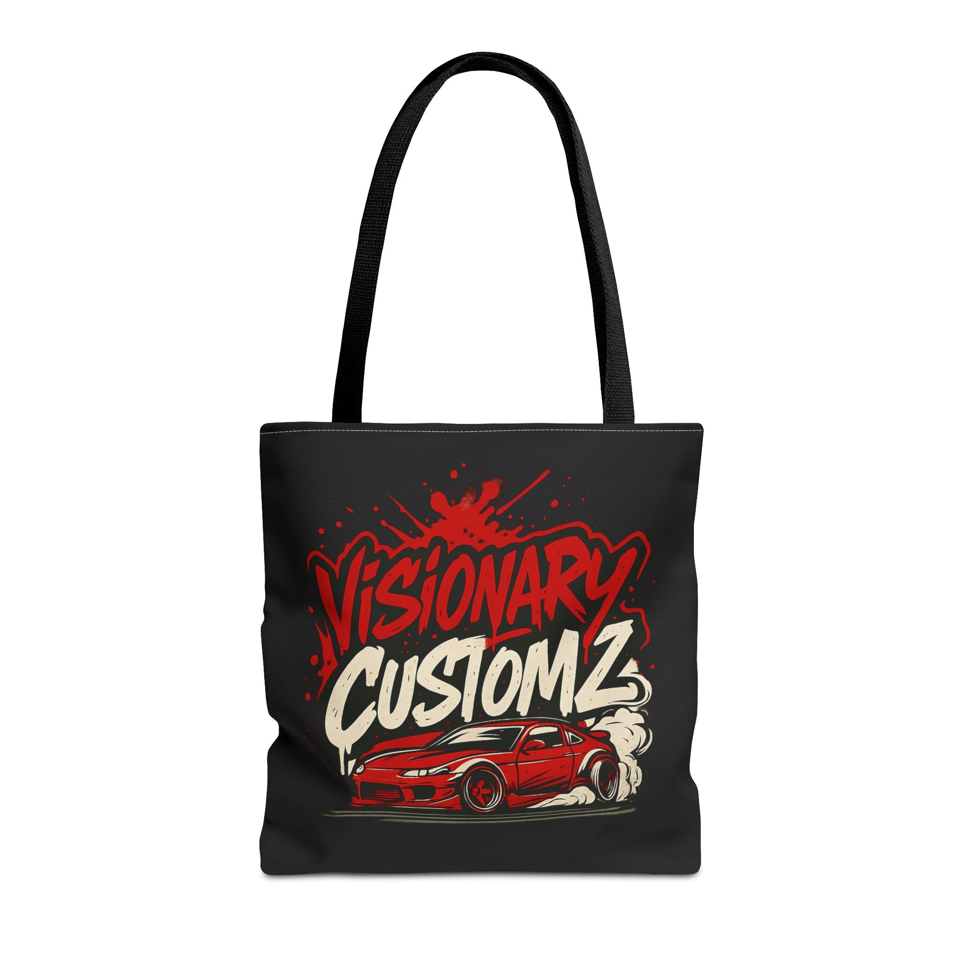 Visionary Customz Tote Bag - Stylish Car Enthusiast Bag, Gift for Auto Lovers, Custom Car Accessories, Unique Shopping Tote, AOP Design
