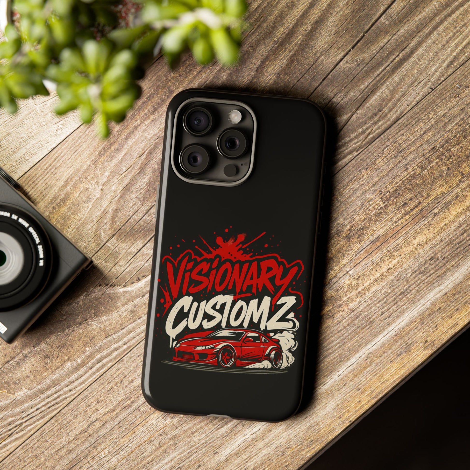 Visionary Customz Phone Case, Car Lover Accessory, Gift for Auto Enthusiasts, Customizable Phone Protection, Birthday Gift Idea