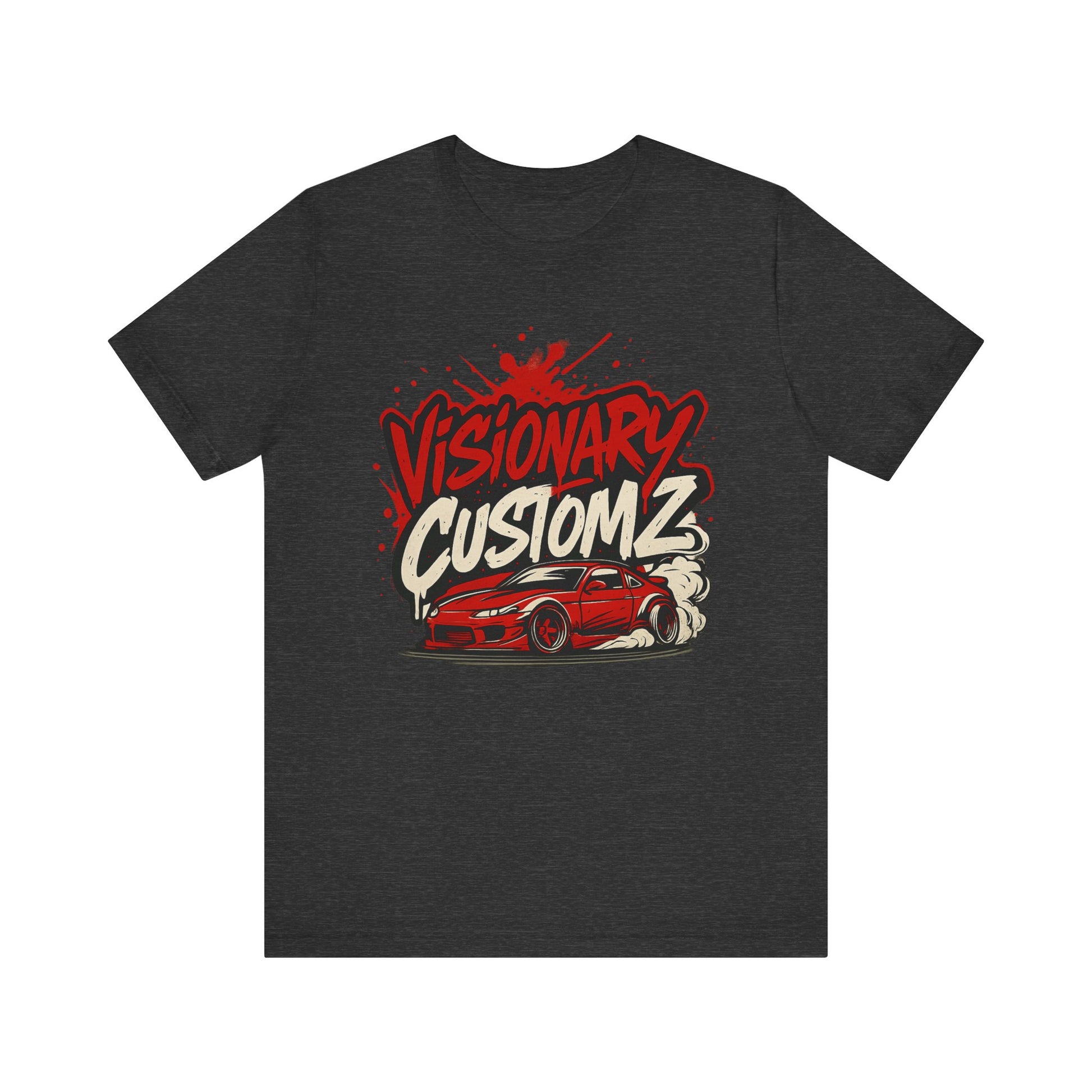 Visionary Customz Graphic Tee, Unisex Car Lover Shirt, Automotive Gift, Streetwear Top, Racing Enthusiast Apparel