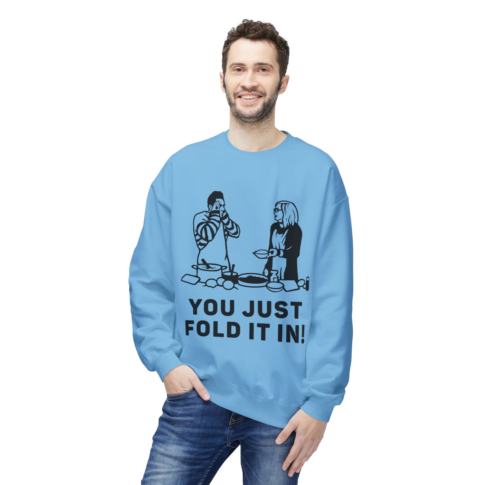 Schitts Creek David Humorous Cooking Sweatshirt, Cozy Sweatshirt for Food Lovers & Friends, Funny Gift for Culinary Fans, Perfect for Home & Holidays